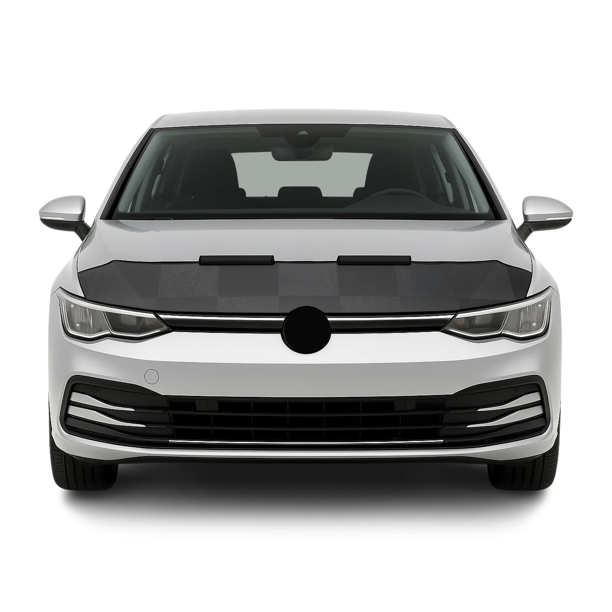 Haubenbra Steinschlagschutz für VW Golf Schrägheck 2019-2026 Kariert Halb