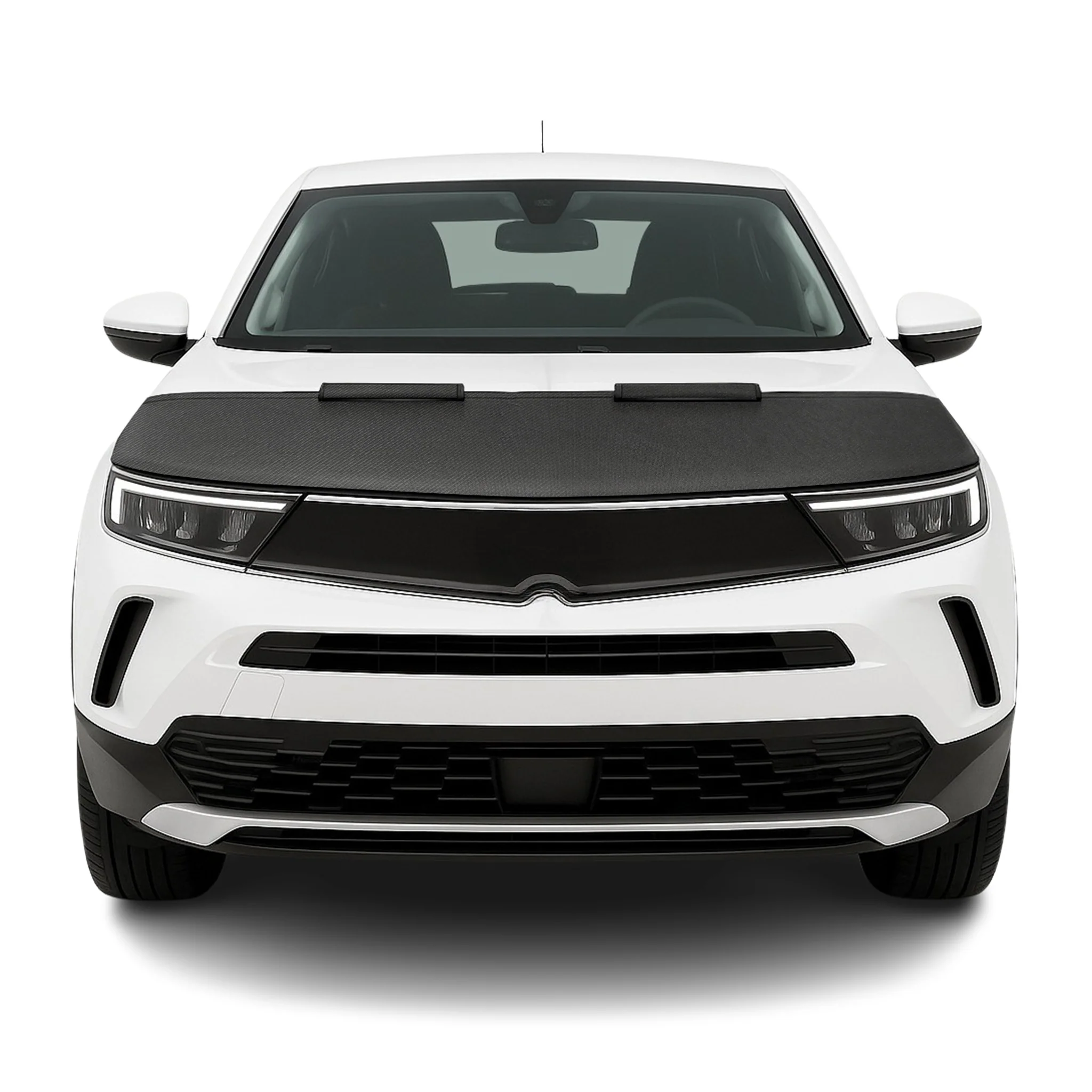 Haubenbra Steinschlagschutz Bonnet Bra für Opel Mokka 2021-2026 Carbon Halb