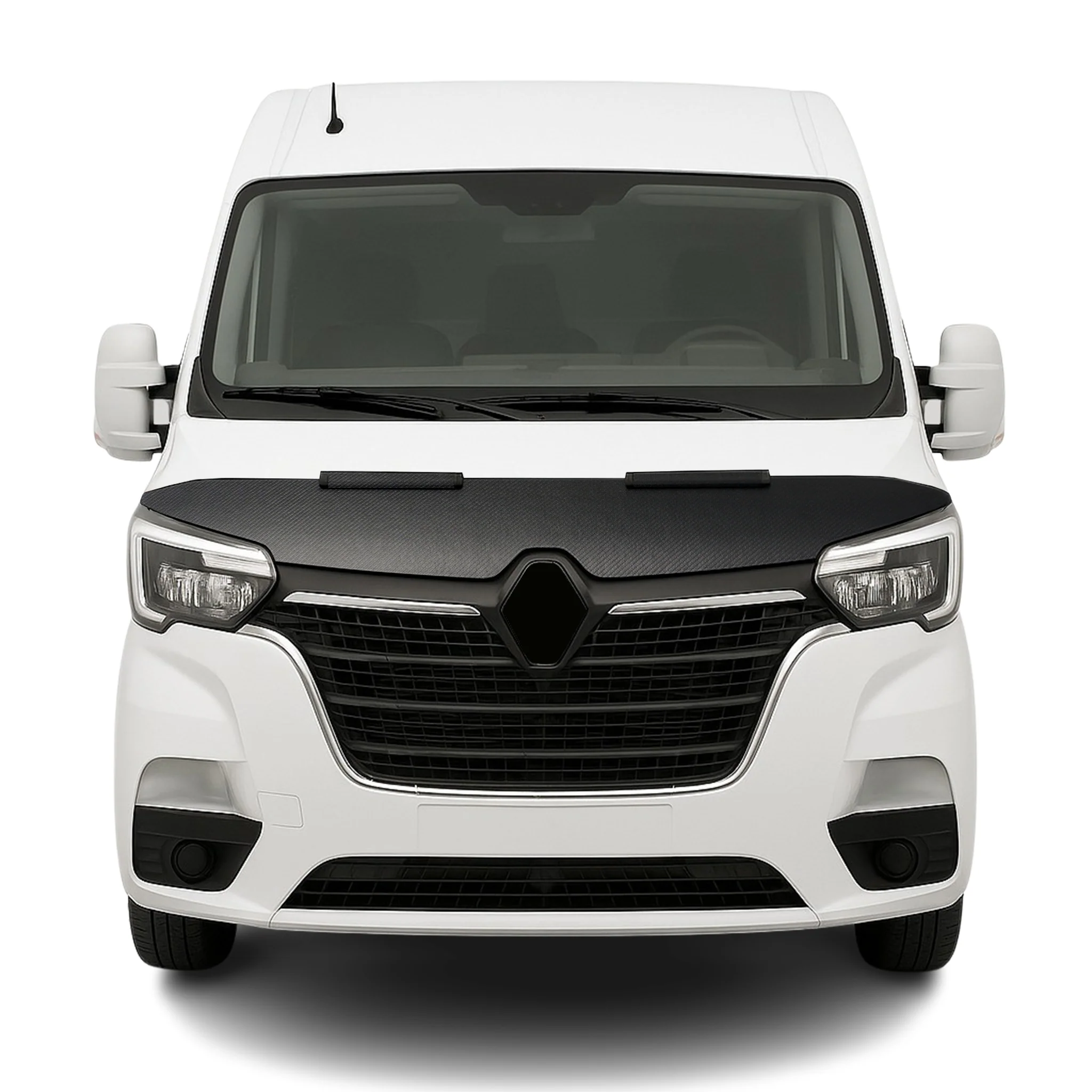 Haubenbra Steinschlagschutz Bonnet Bra für Renault Master 2019-2023 Carbon Halb