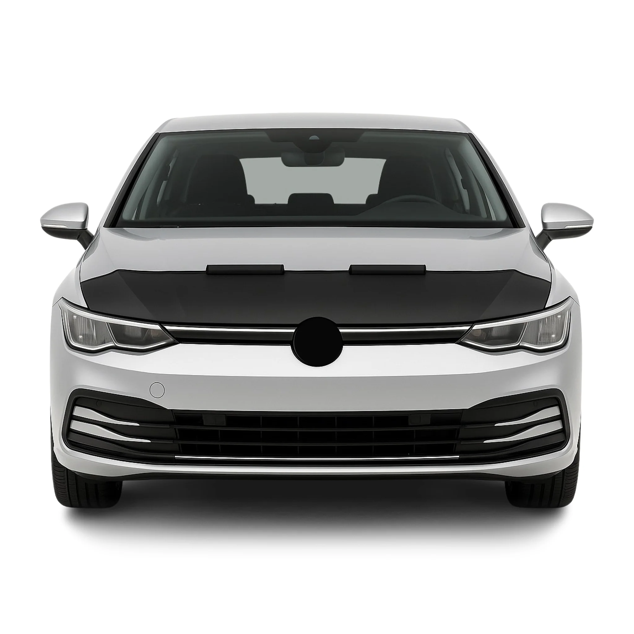 Haubenbra Steinschlagschutz Bonnet Bra für VW Golf 2019-2026 3Tür Schwarz Halb