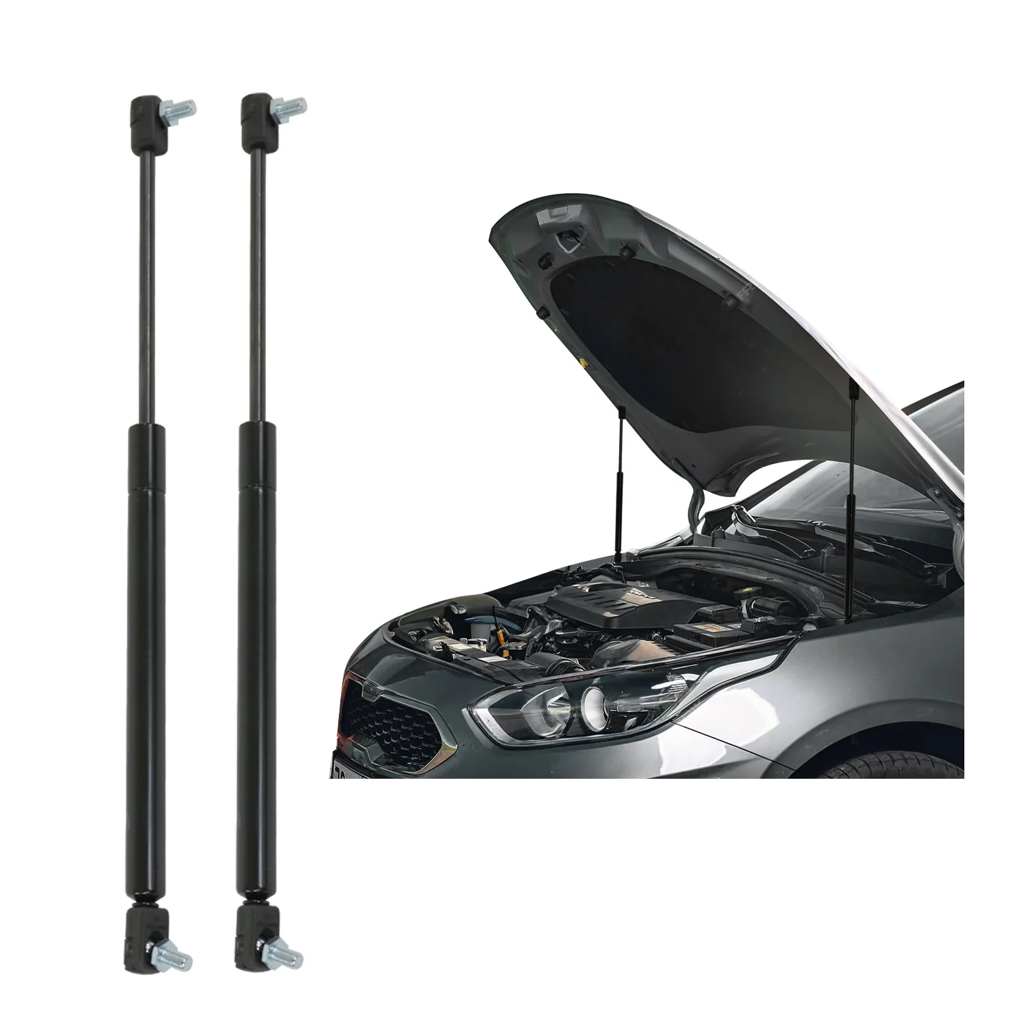 2x Motorhaubendämpfer Gasfeder Dämpfer für Mercedes S Klasse W221 2005-13 Stahl