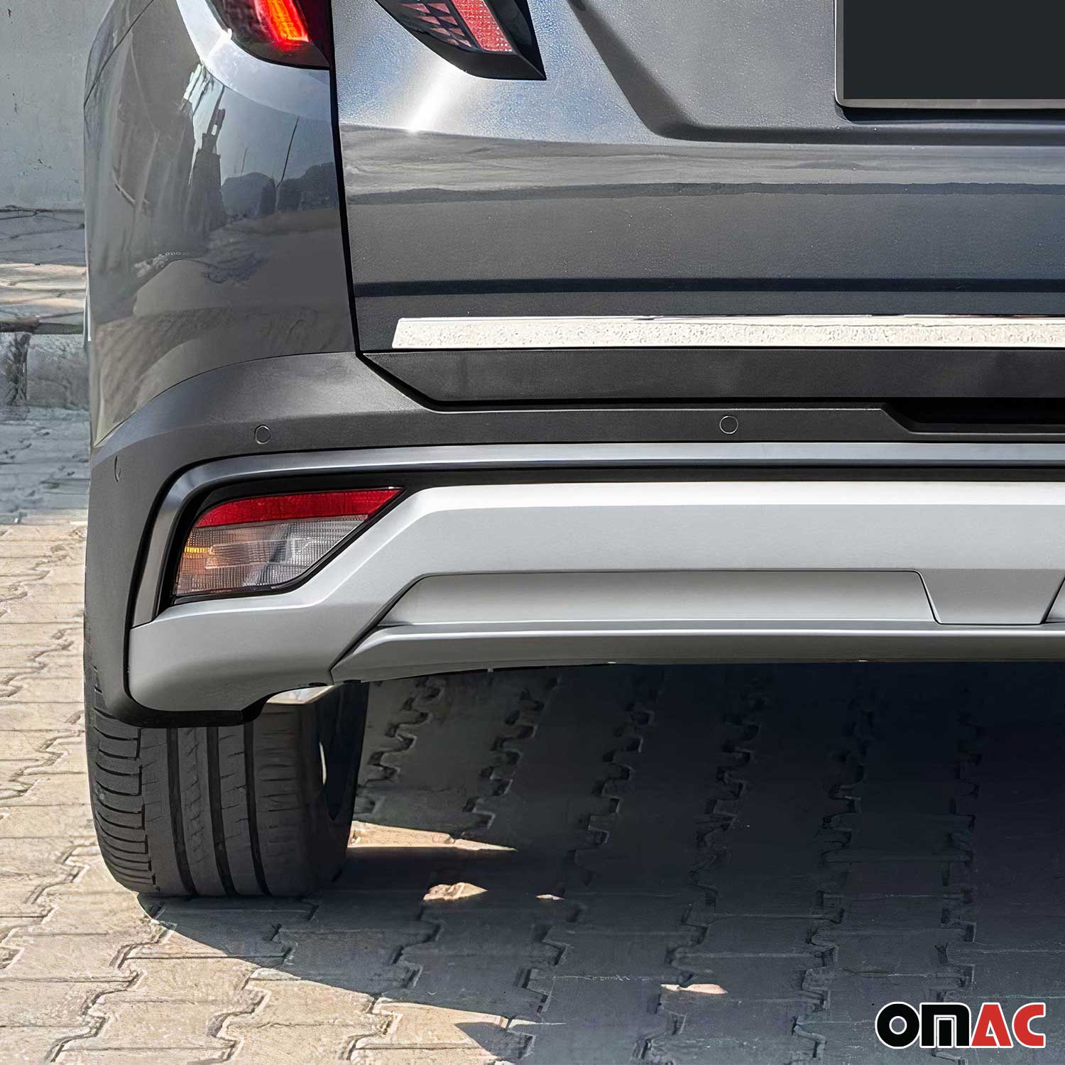 Kofferraumleiste Heckklappe Leiste für Hyundai Tucson 2022-2026 Edelstahl Chrom - Image 6