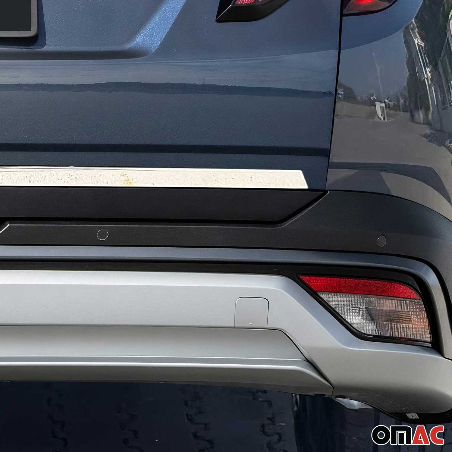 Kofferraumleiste Heckklappe Leiste für Hyundai Tucson 2022-2026 Edelstahl Chrom - Image 7