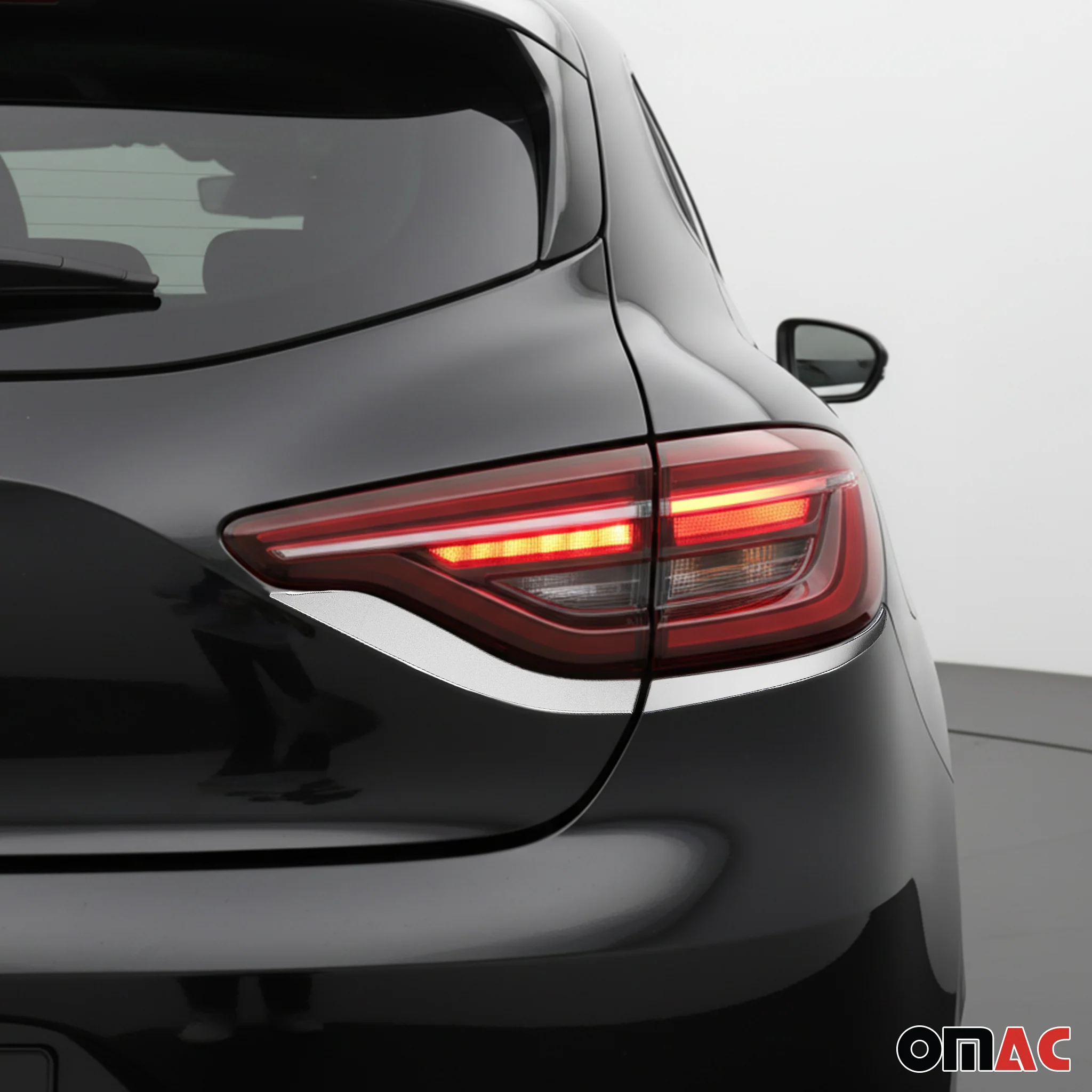 Rücklicht Leisten Heckleuchte für Renault Clio 2019-2025 Edelstahl Chrom 4tlg - Image 3