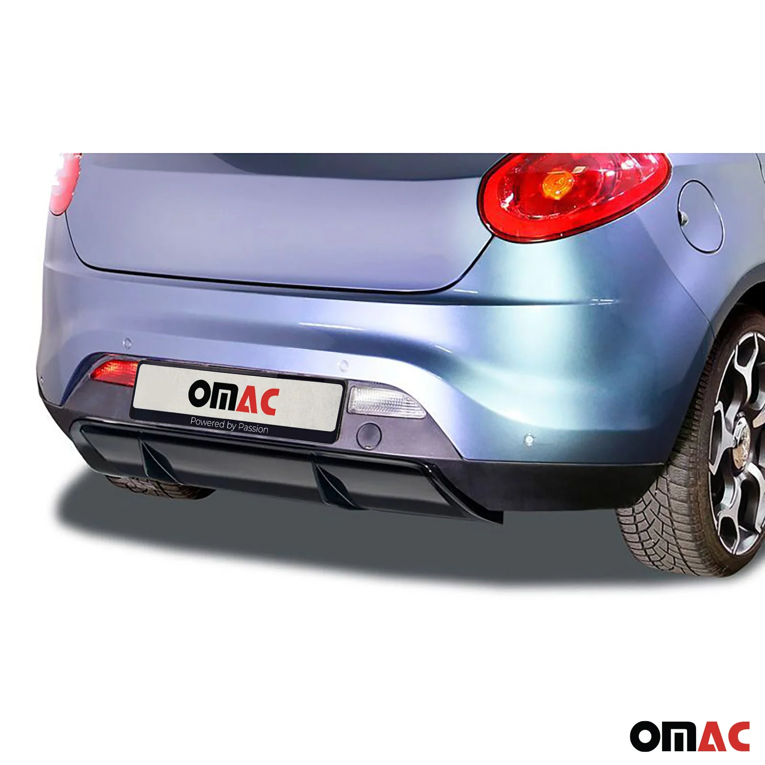RDX Heckschürzenansatz Diffuser für Fiat Bravo 2007-2014 ABS Schwarz - Image 2