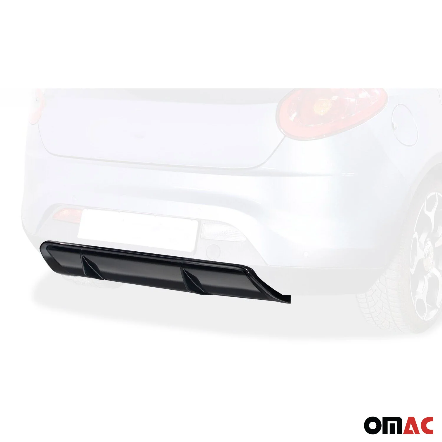 RDX Heckschürzenansatz Diffuser für Fiat Bravo 2007-2014 ABS Schwarz - Image 4