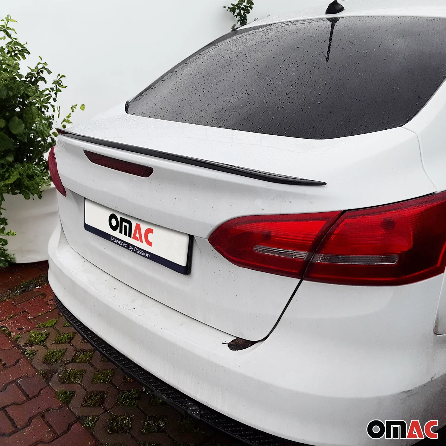 Heckspoiler Heckflügel Hecklippe für Ford Focus 2011-2015 Oben ABS Schwarz 1tlg - Image 2