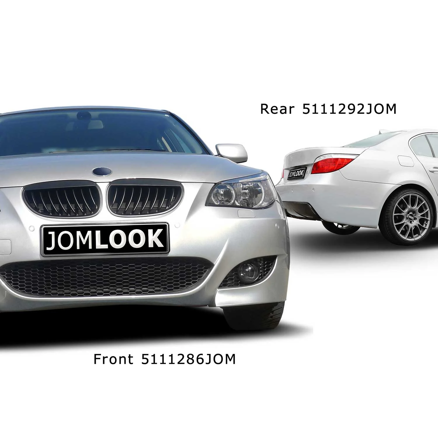 JOM Heckstoßstange für BMW E60 2003-2010 Schwarz 1tlg - Image 4