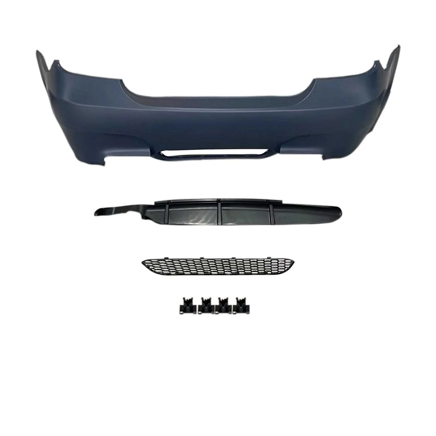 JOM Heckstoßstange für BMW E60 2003-2010 Schwarz 4tlg - Image 2