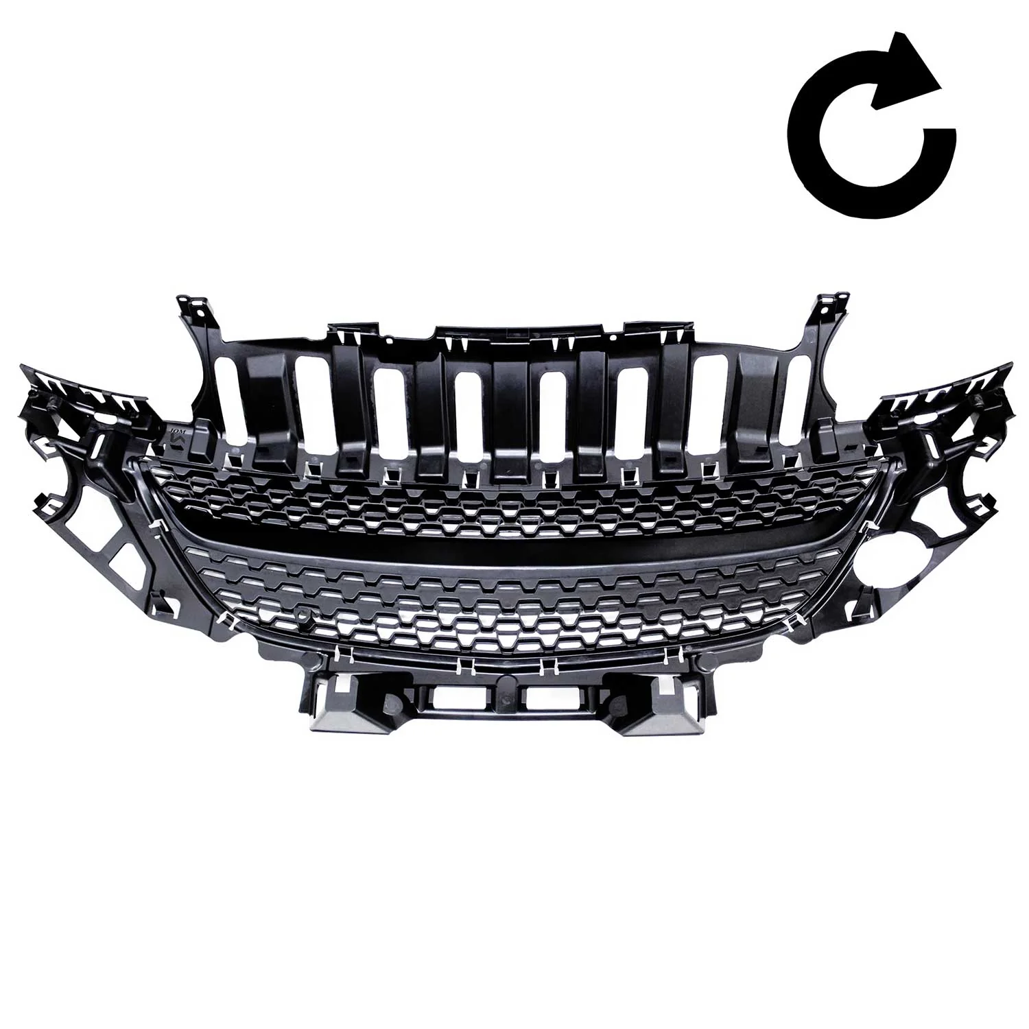 JOM Kühlergrill Kühlergitter für Opel Adam 2012-2019 schwarz 1tlg - Image 3