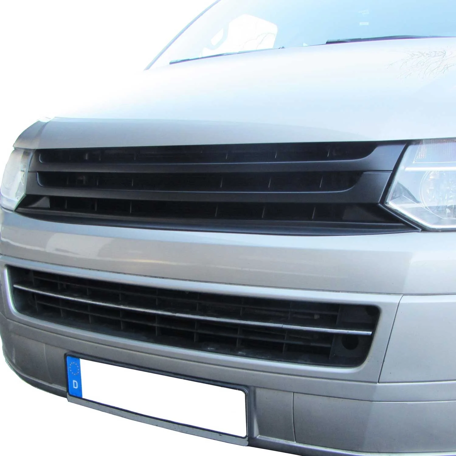 JOM Kühlergrill Kühlergitter für VW T5 Facelift 2009-2015 Schwarz 1tlg - Image 3