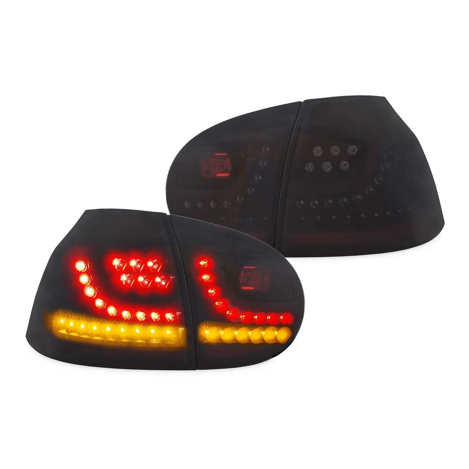 JOM LED Rückleuchten für VW Golf MK5 2003-2008 mit Dynamik-Blinker schwarz 4tlg - Image 5