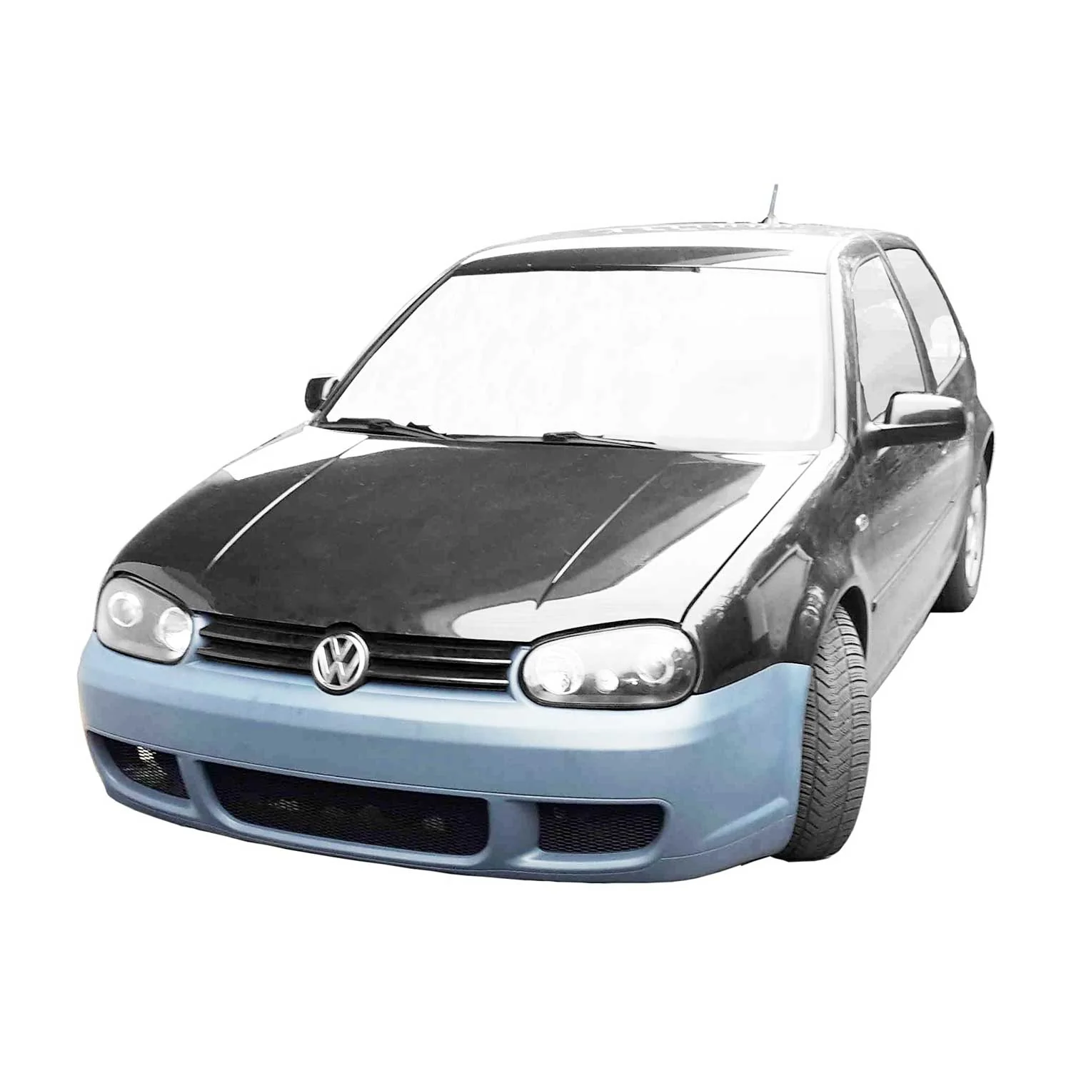 JOM Stoßstange für VW Golf 4 1997-2003 nur für original Grill Schwarz ABS - Image 4