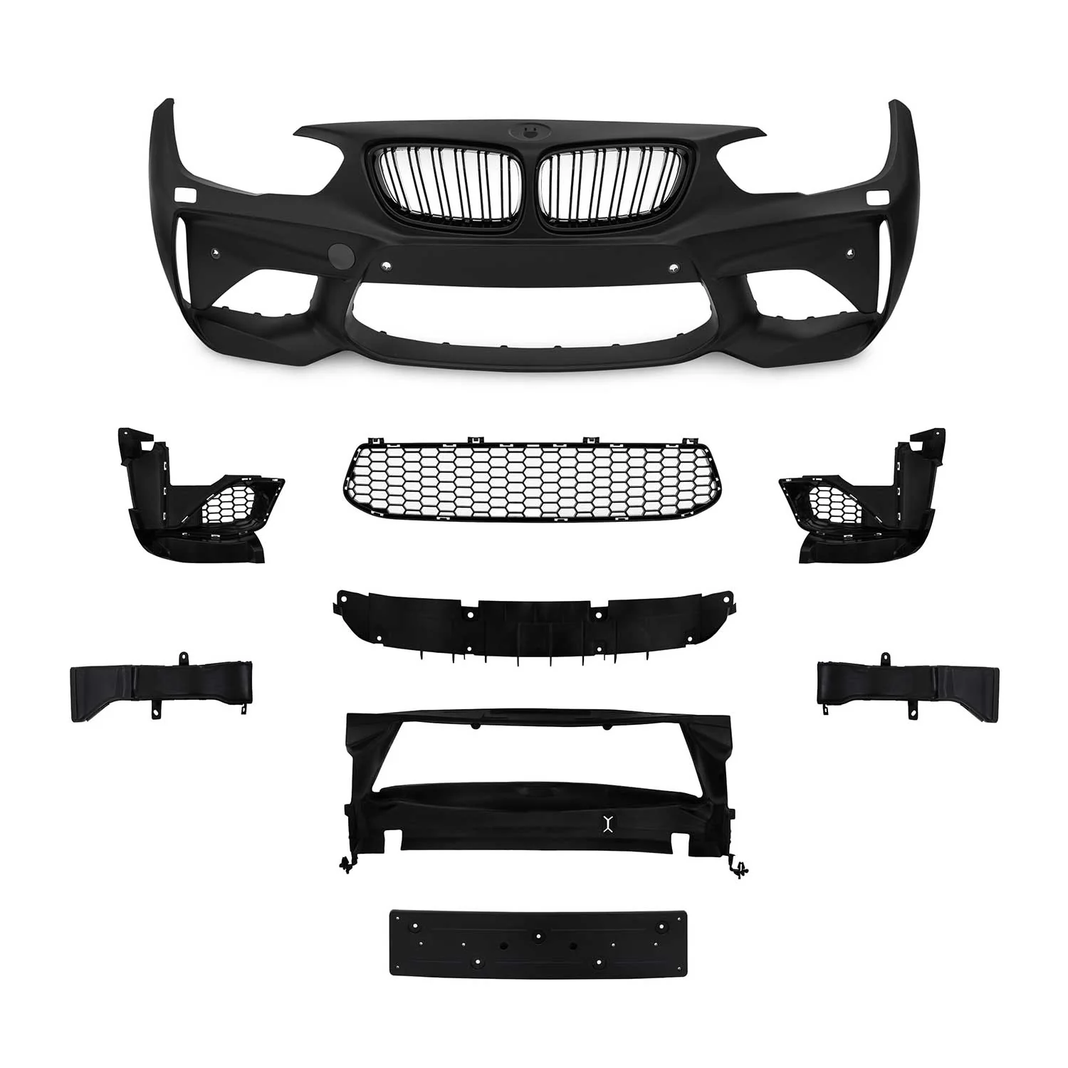 JOM Stoßstange vorne inkl. Grill mit PDC für BMW F20 LCi / F21 LCi 2015-2018