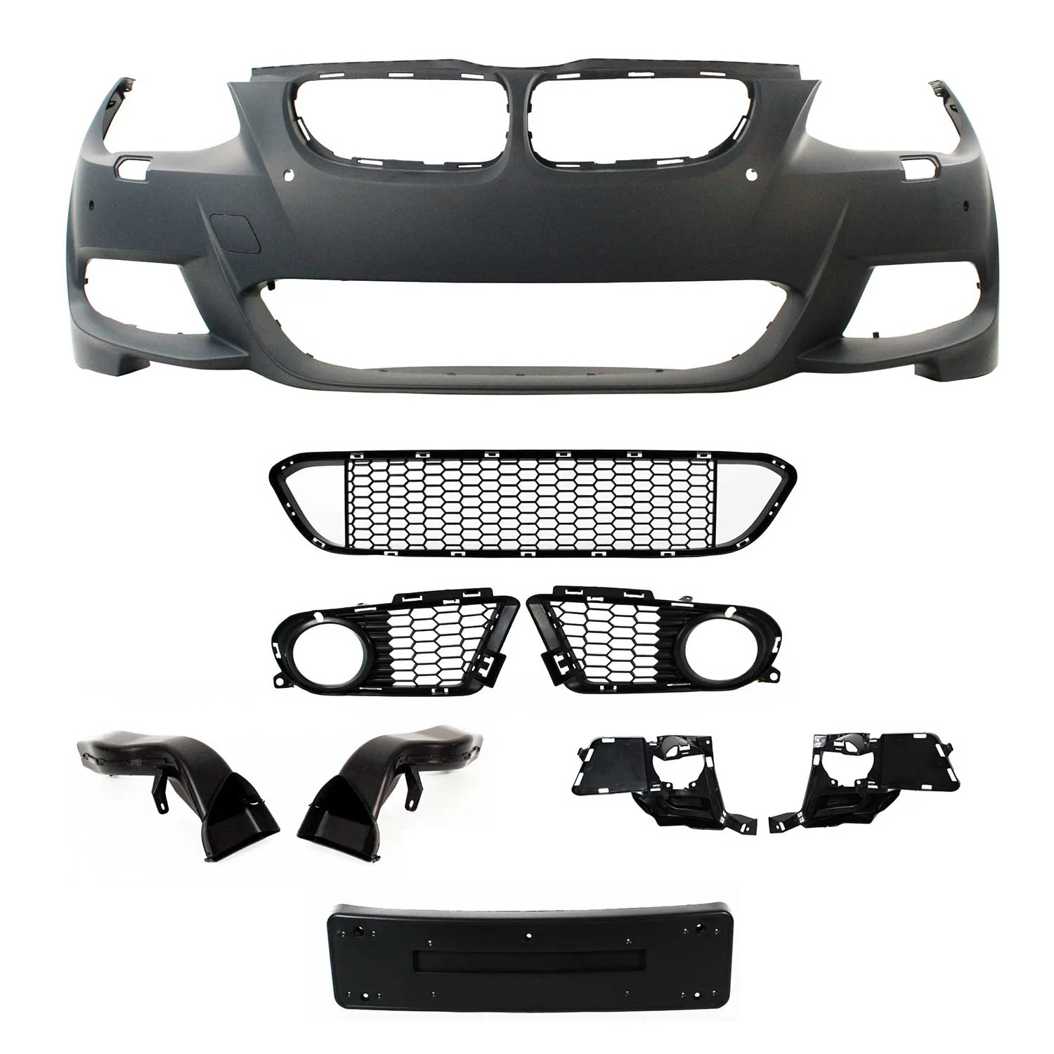 JOM Stoßstangen Kit & Seitenschweller für BMW E92/ E93 LCI 2010-2013 Schwarz - Image 3