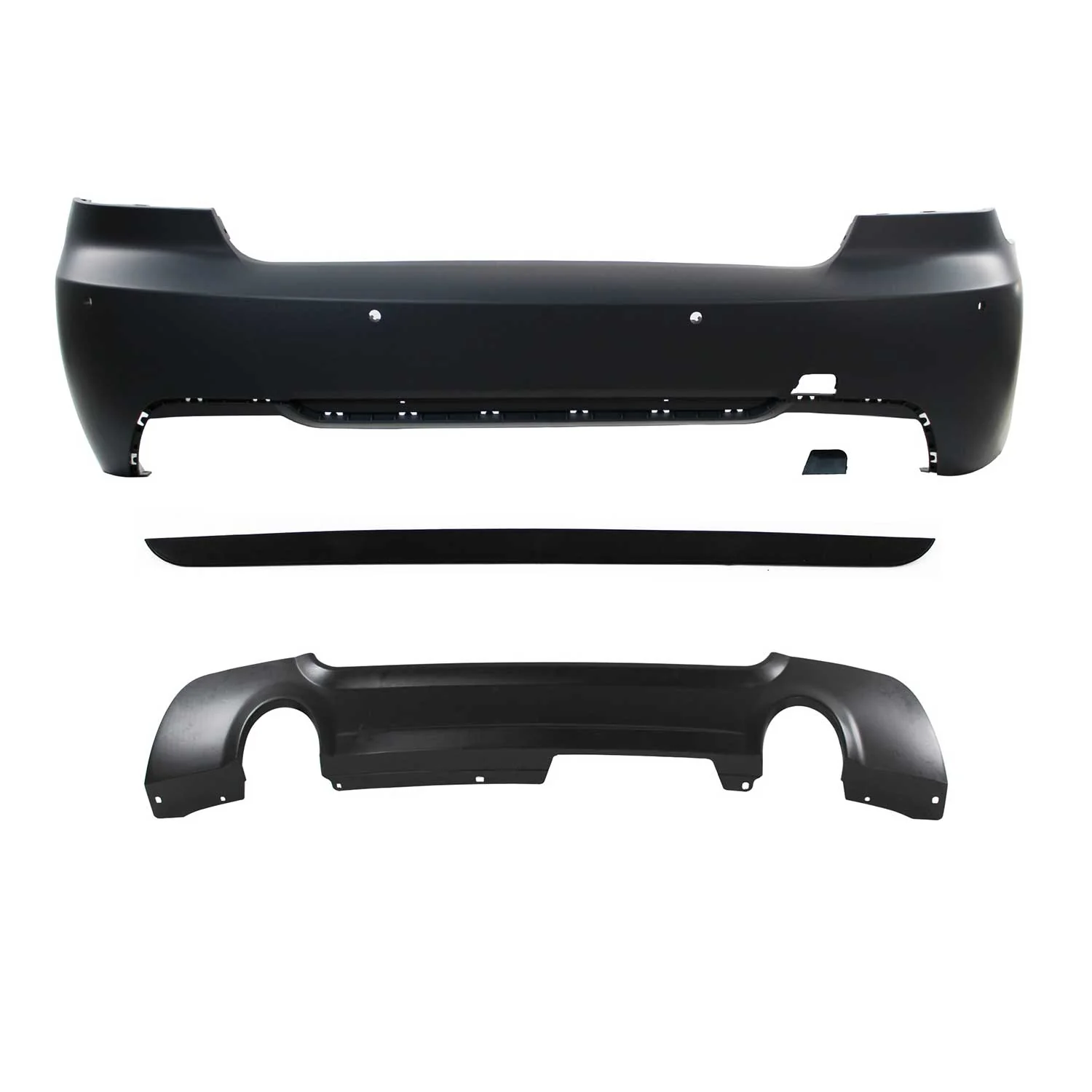 JOM Stoßstangen Kit & Seitenschweller für BMW E92/ E93 LCI 2010-2013 Schwarz - Image 5