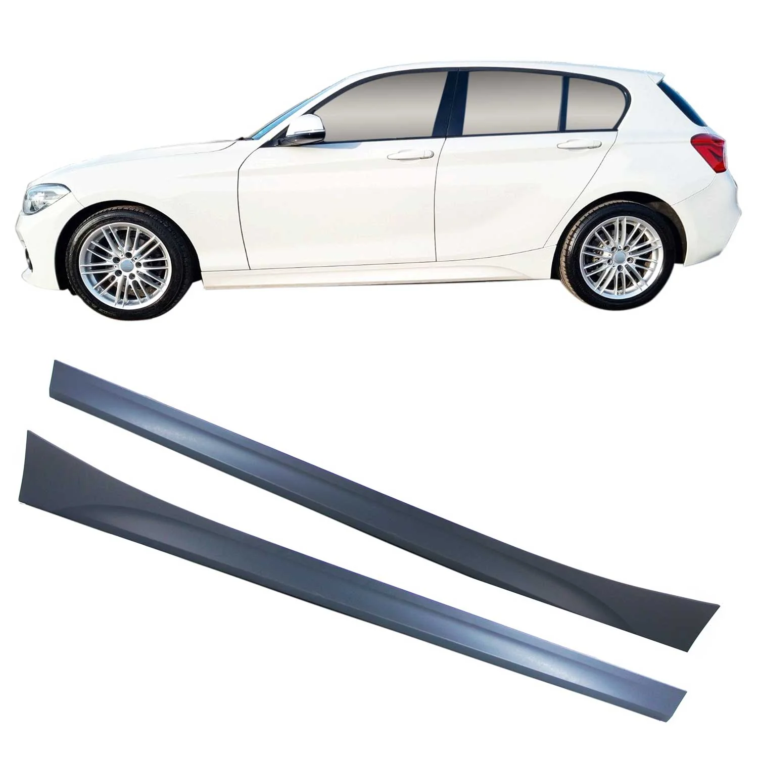 JOM Stoßstangen Kit & Seitenschweller für BMW F20 LCI 5-türer 2015-2019 Schwarz - Image 6