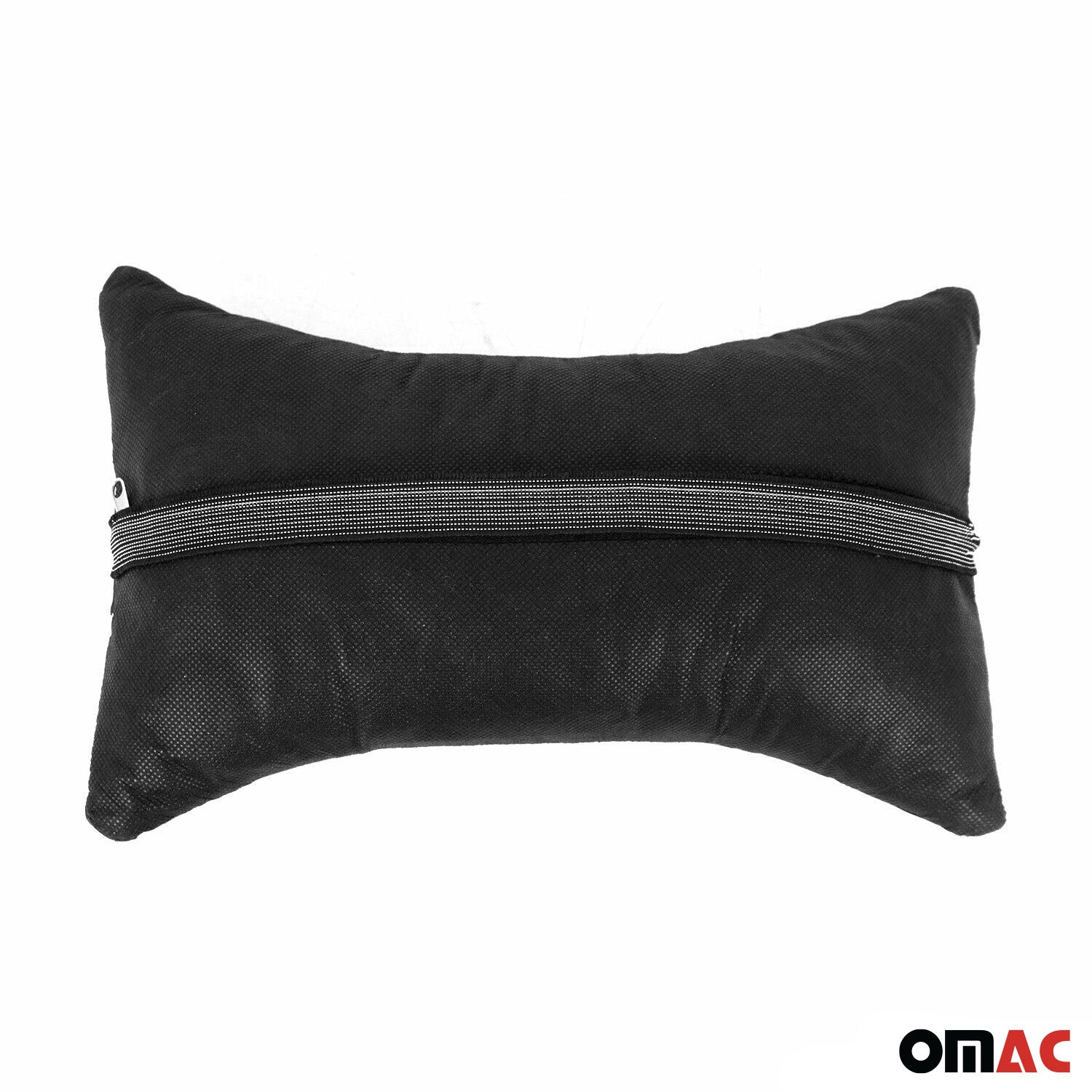 KFZ Auto Kopfstütze Sitzkissen Nackenstütze Textil & Leder Blau Schwarz 8x30 cm - Image 3