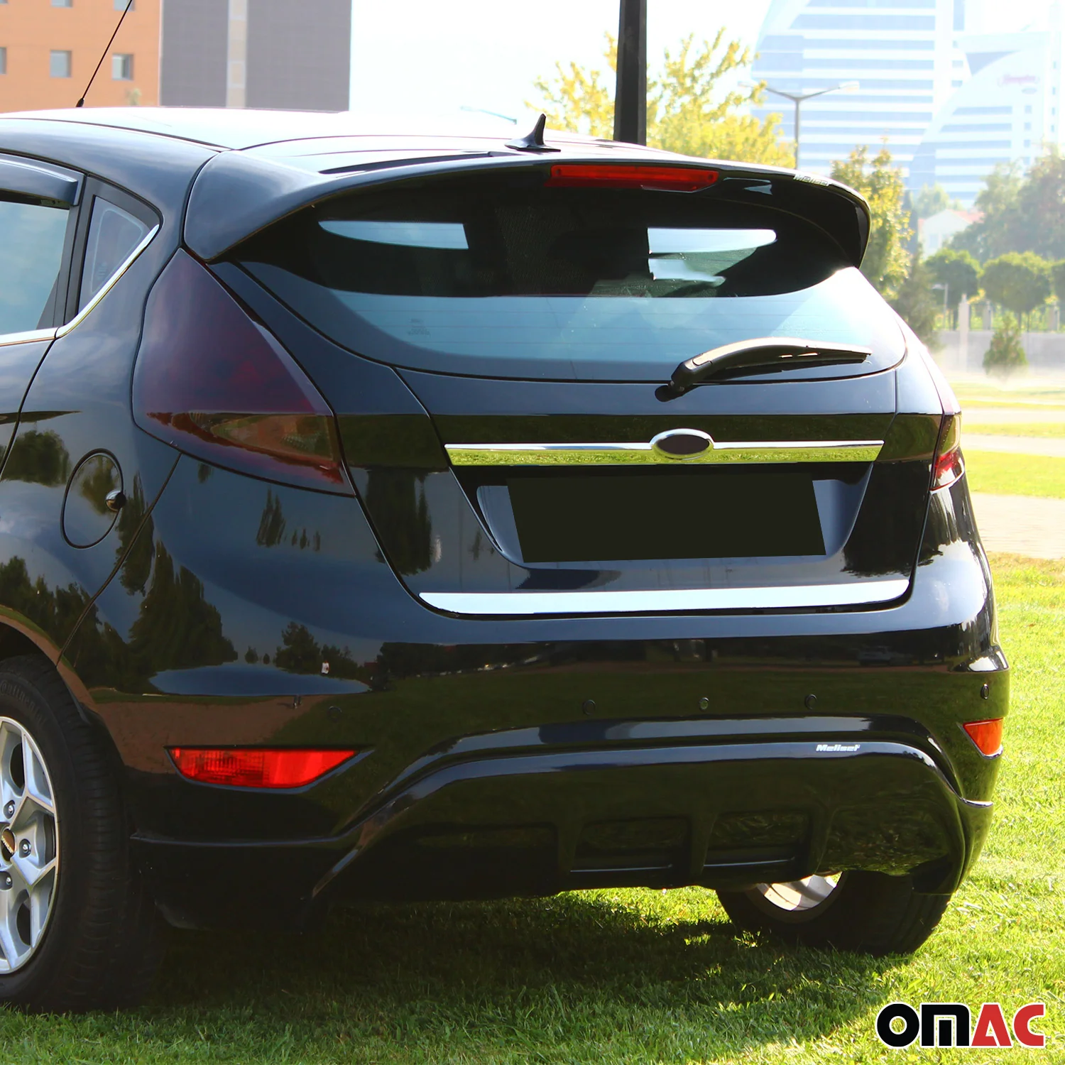 Kofferraumleiste Heckklappe Leiste für Ford Fiesta 2008-2017 Edelstahl Chrom - Image 2