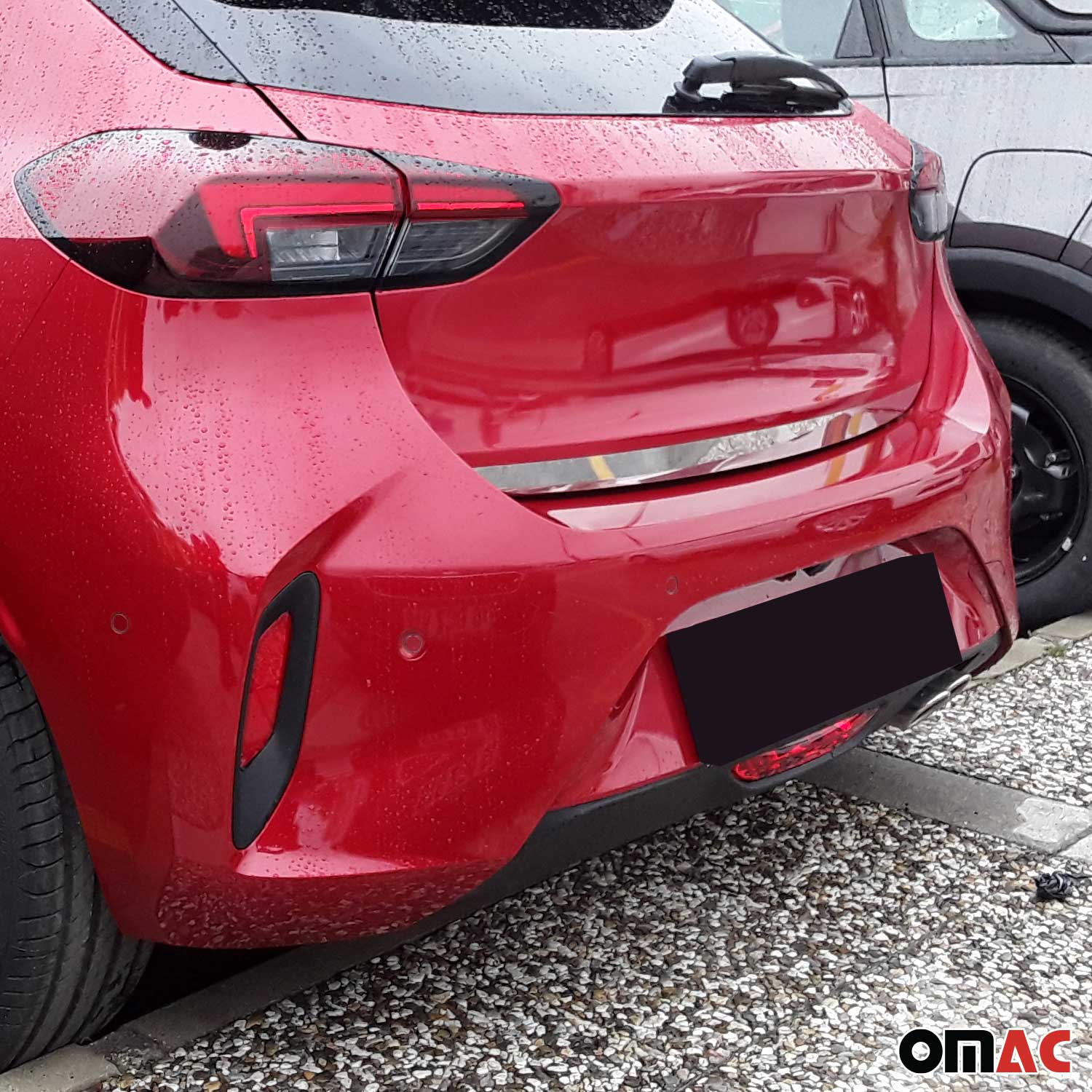Kofferraumleiste Heckklappe Leiste für Opel Corsa F 2019-2026 Edelstahl Chrom - Image 2