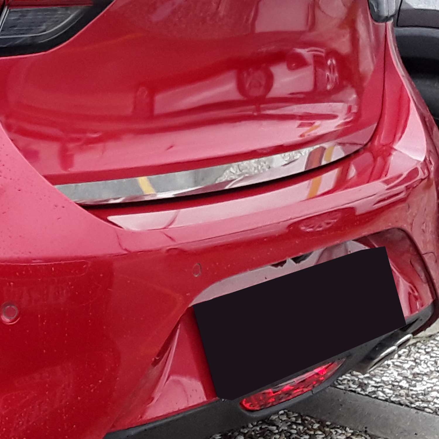 Kofferraumleiste Heckklappe Leiste für Opel Corsa F 2019-2026 Edelstahl Chrom - Image 6