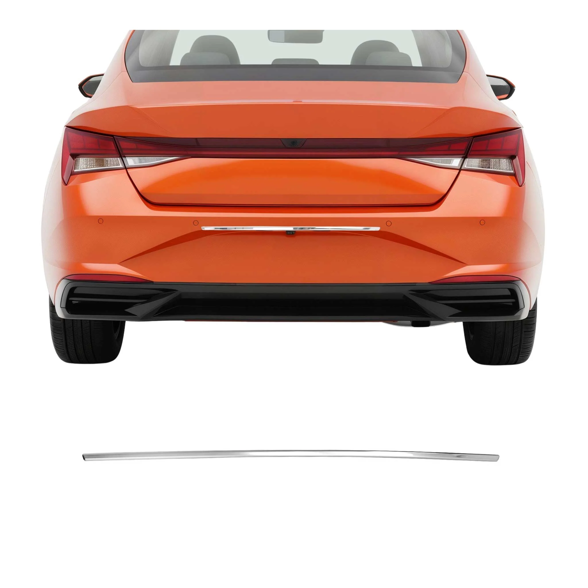 Kofferraumöffner Griff für Hyundai Elantra Stufenheck 2021-2026 Edelstahl Chrom
