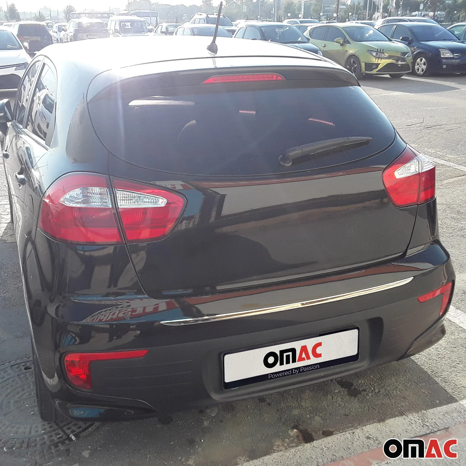 Kofferraumleiste Heckleiste für Kia Rio 5tür 2007-2023 Chrom Edelstahl - Image 2