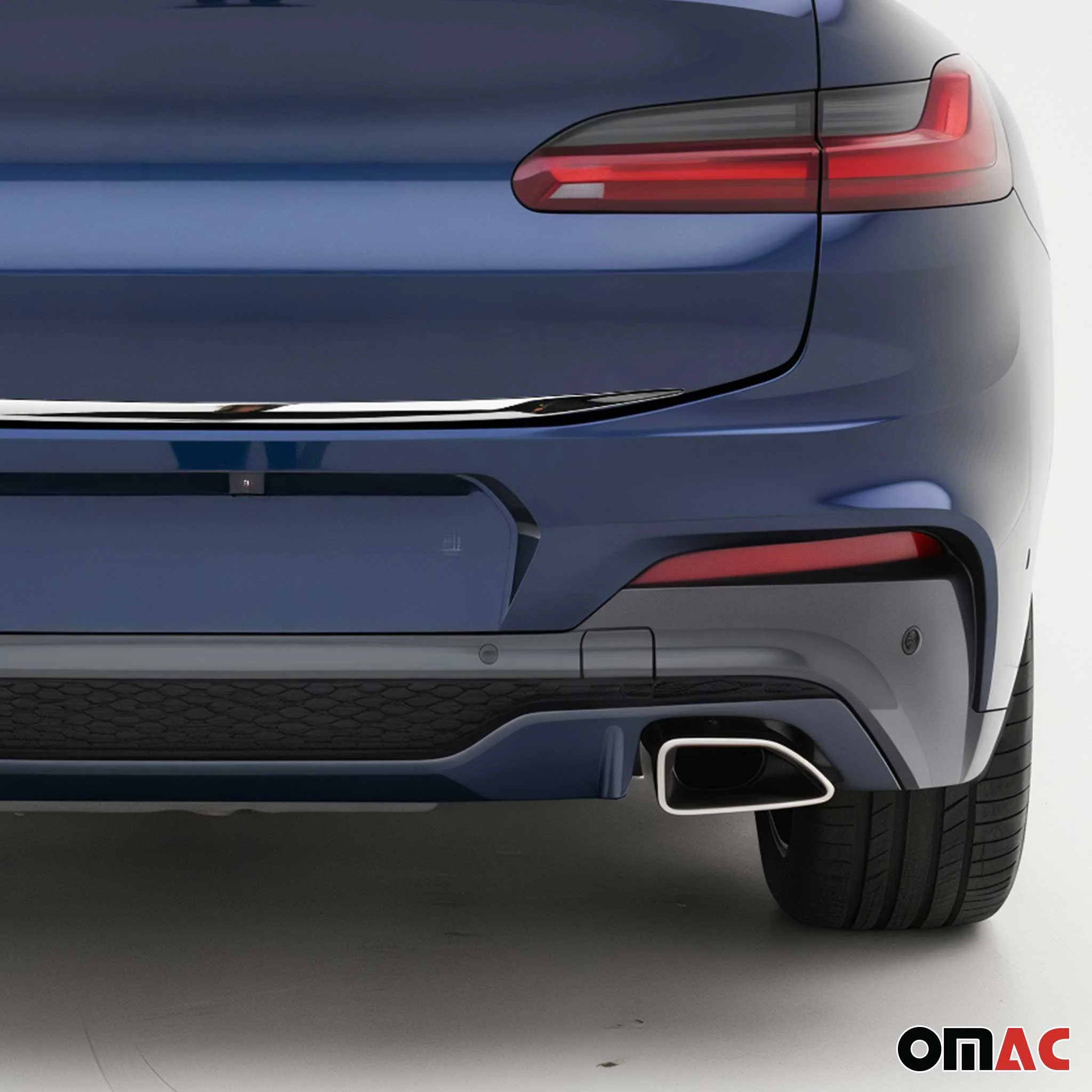 Kofferraumleiste Heckklappe Leiste für BMW X4 G02 2018-2025 Edelstahl Chrom 1tlg - Image 3