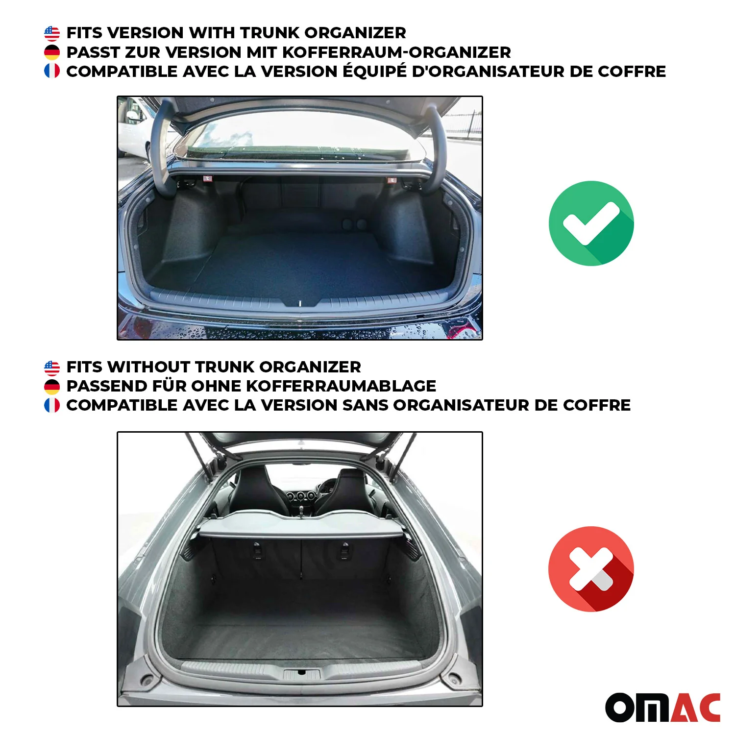 Kofferraummatte für Toyota RAV4 V 2019-2025 Unterer mit Kofferraumorganisator - Image 3