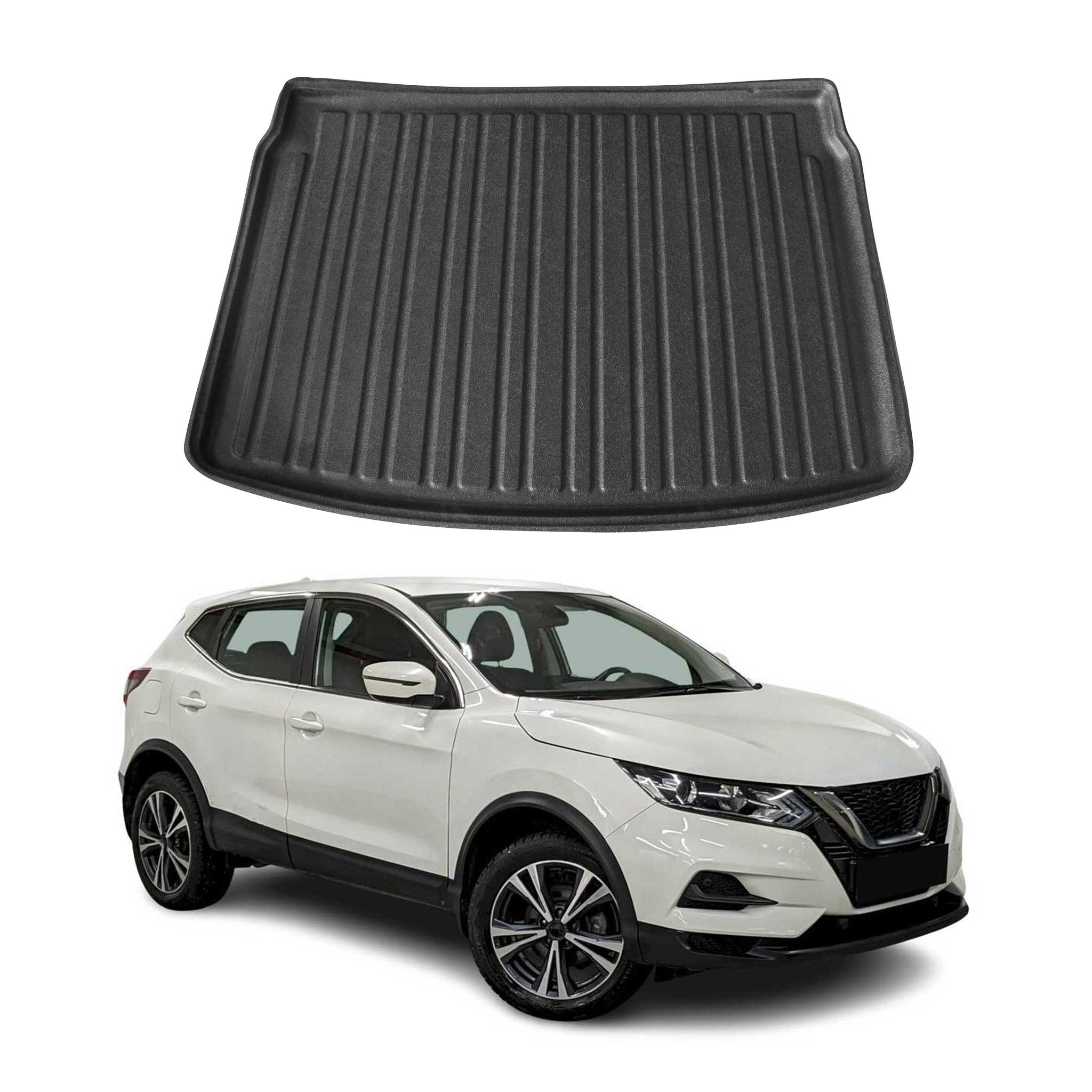 Kofferraumwanne Laderaumwanne für Nissan Qashqai J12 2021-2026 Gummi TPE Schwarz
