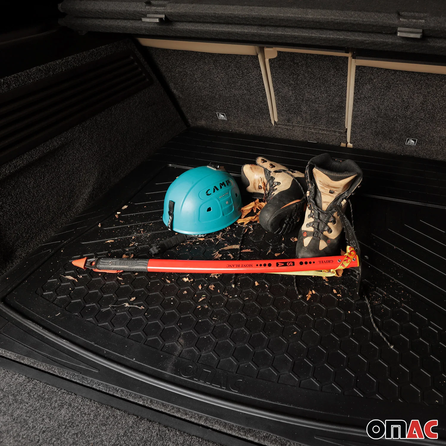 Kofferraumwanne Laderaumwanne für Audi Q7 Schwarz Gummi Kofferraummatte - Image 11