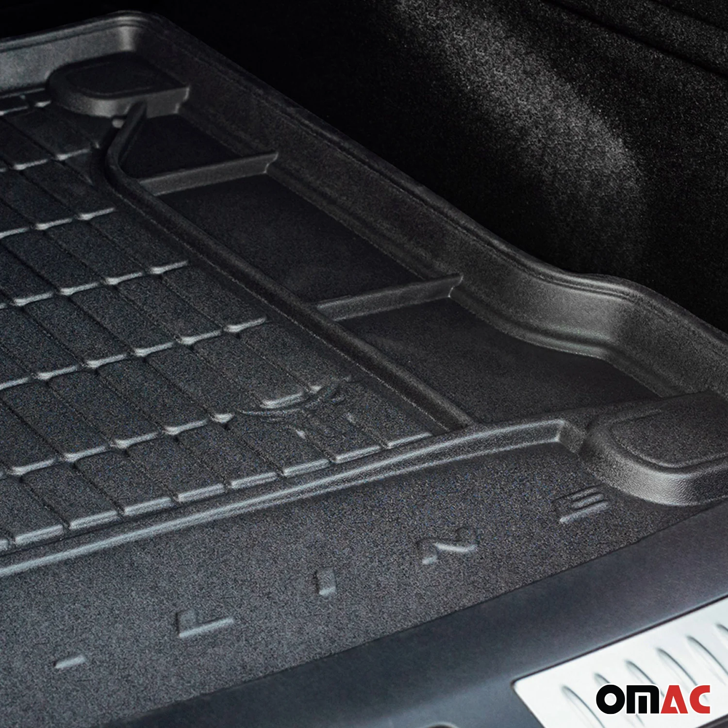 OMAC Gummi Kofferraumwanne für Honda CR-V 2006-2011 TPE Laderaumwanne Schwarz - Image 5