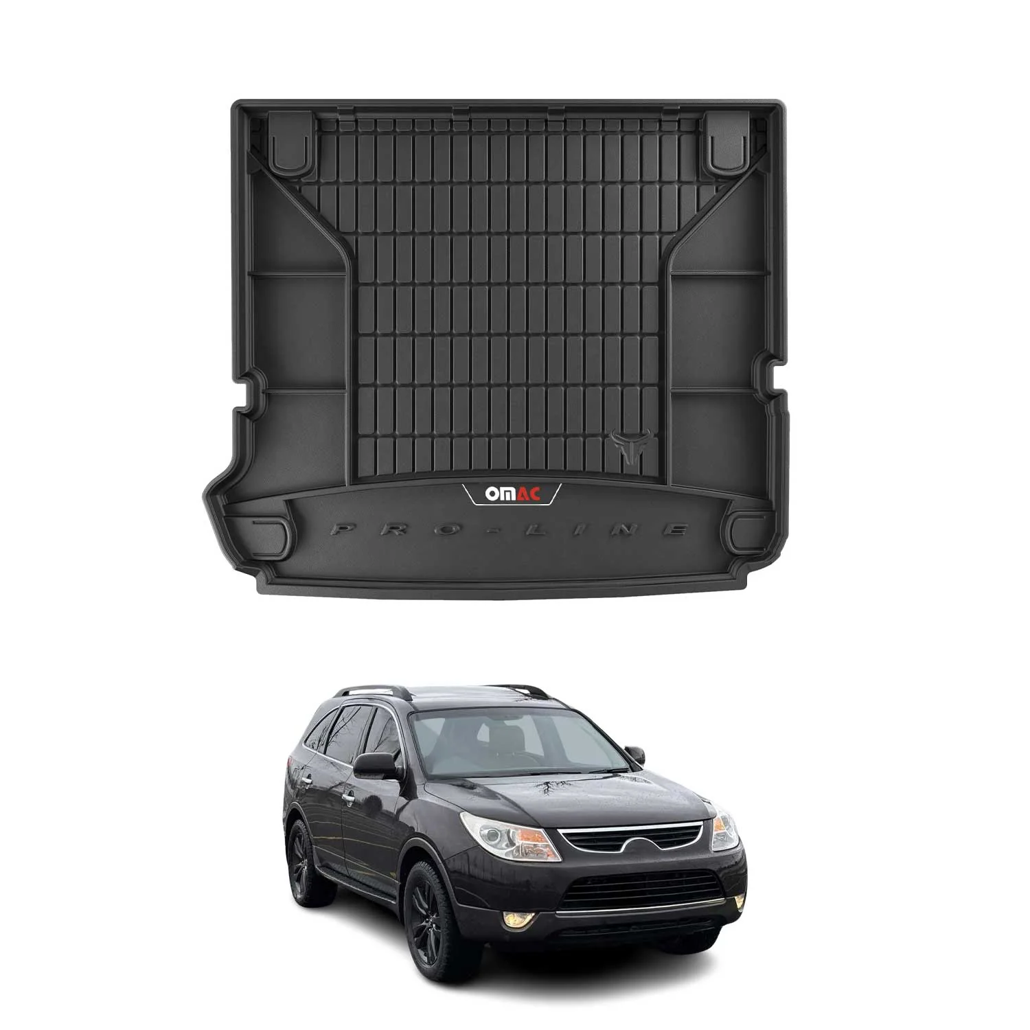 Kofferraumwanne Laderaumwanne für Hyundai ix55 2006-2012 Premium TPE Schwarz