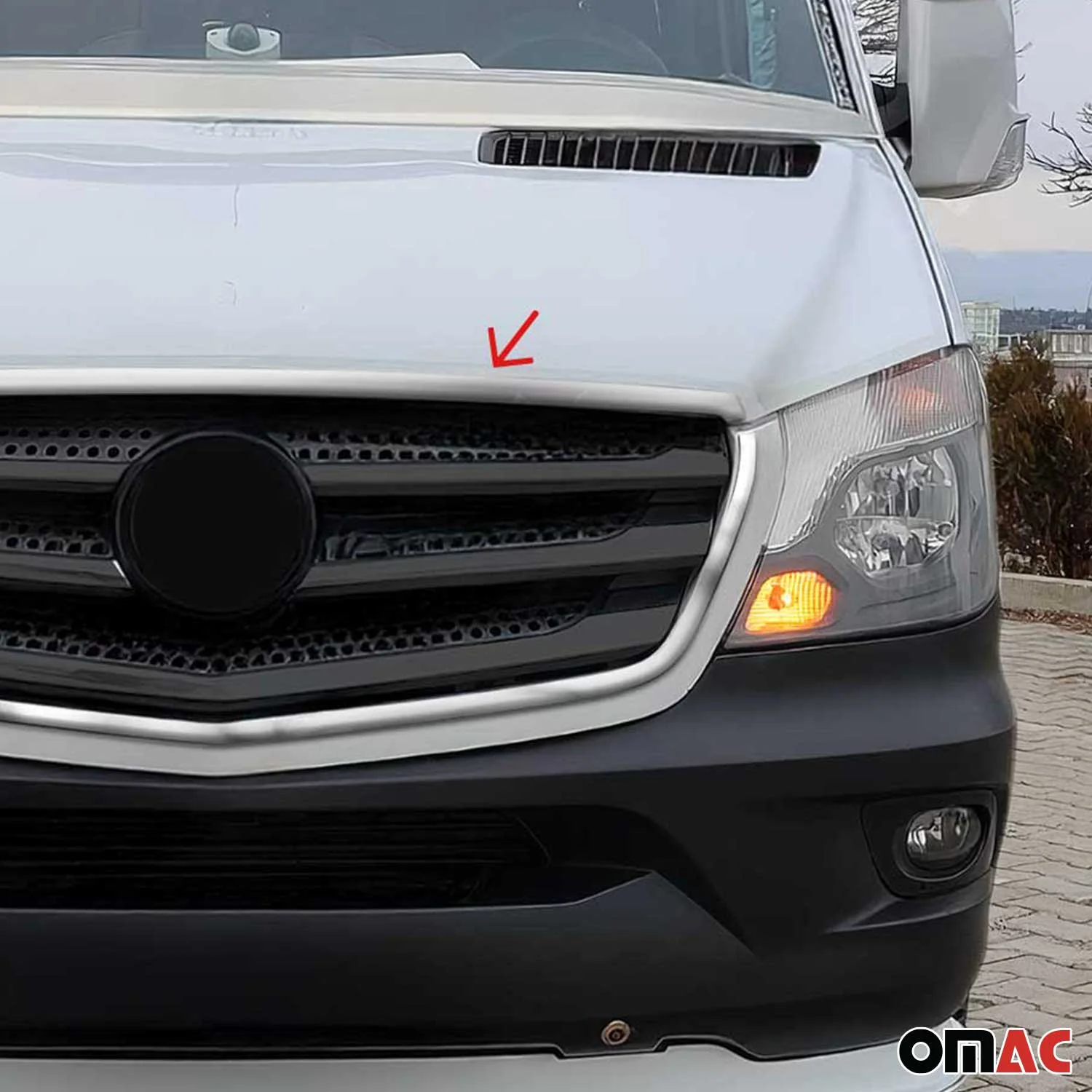 Kühlergrill Leiste Grillleisten für Mercedes Sprinter 2013-18 Edelstahl Chrom 2x - Image 3