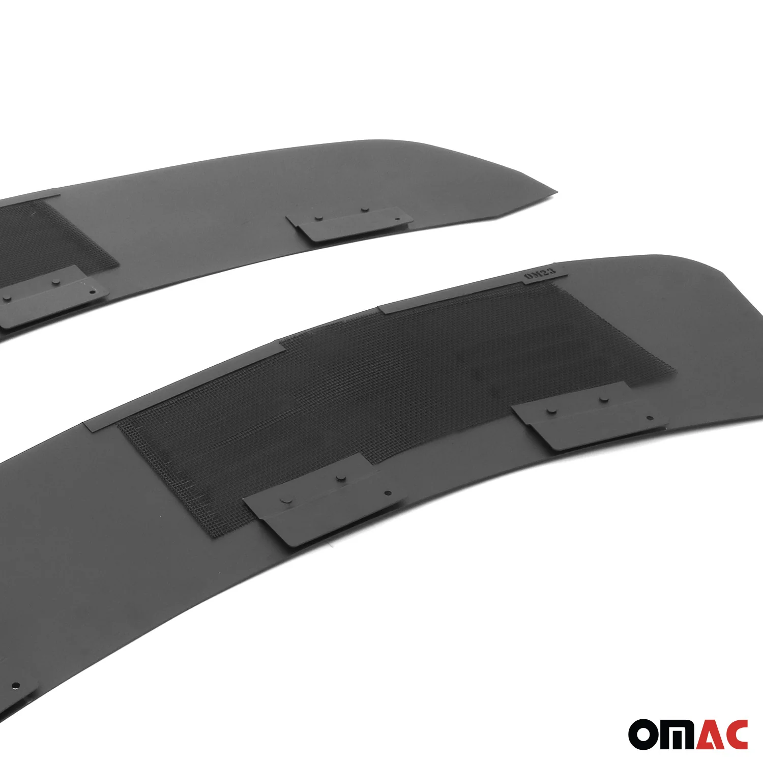Lüftungsgitter Be & Entlüftung für Citroen Nemo 2008-2016 Aluminium Schwarz 2tlg - Image 10