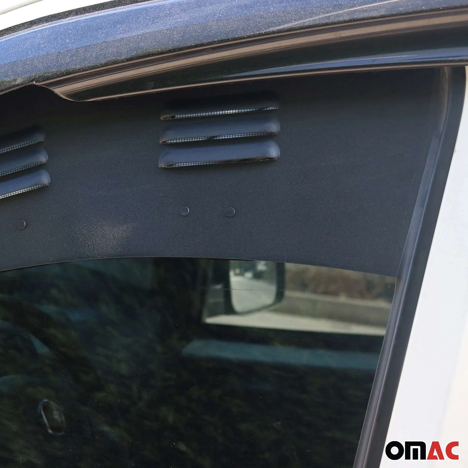 Lüftungsgitter Be & Entlüftung für Citroen Nemo 2008-2016 Aluminium Schwarz 2tlg - Image 4
