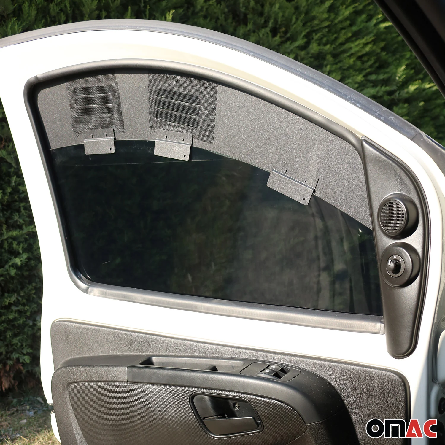 Lüftungsgitter Be & Entlüftung für Citroen Nemo 2008-2016 Aluminium Schwarz 2tlg - Image 5