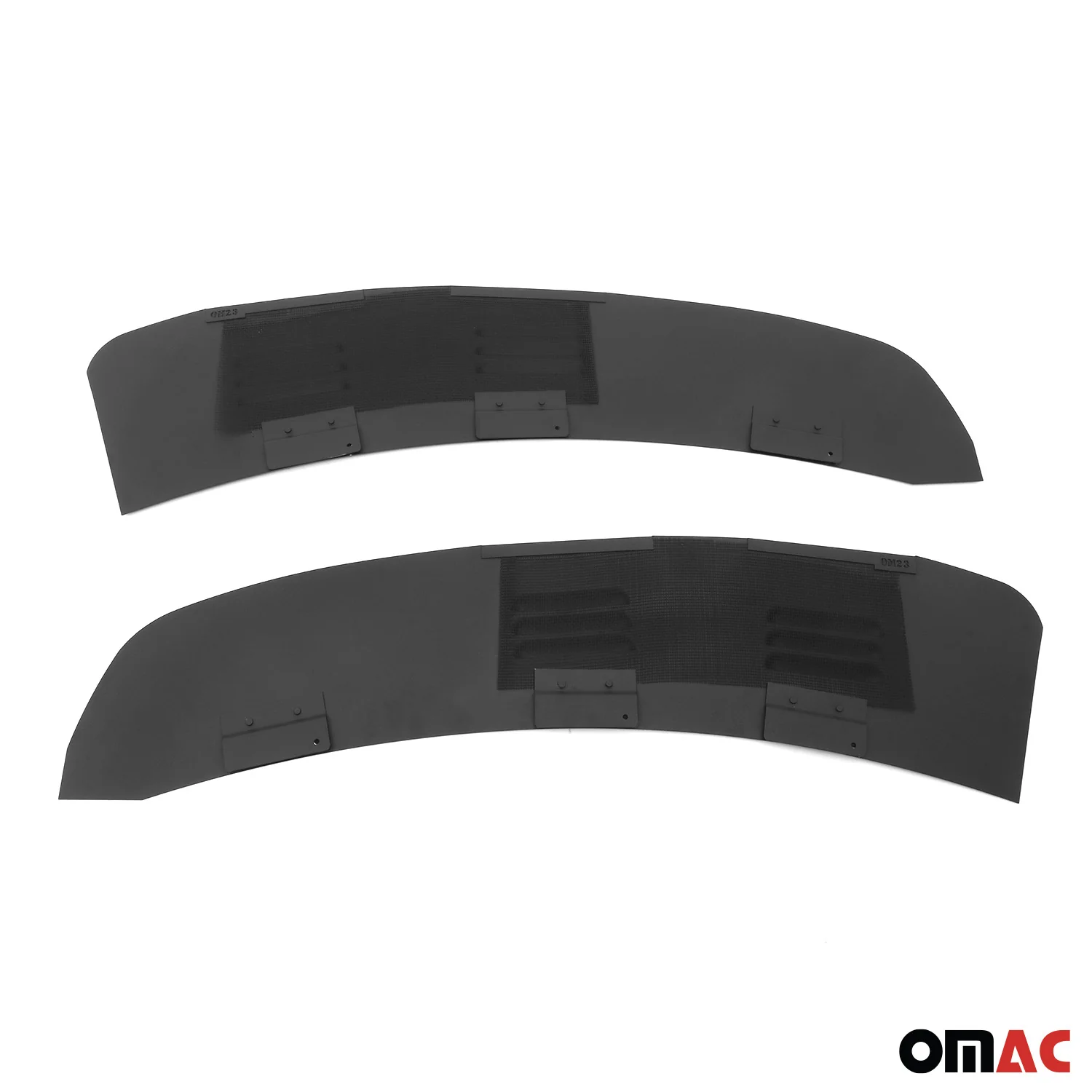 Lüftungsgitter Be & Entlüftung für Citroen Nemo 2008-2016 Aluminium Schwarz 2tlg - Image 9