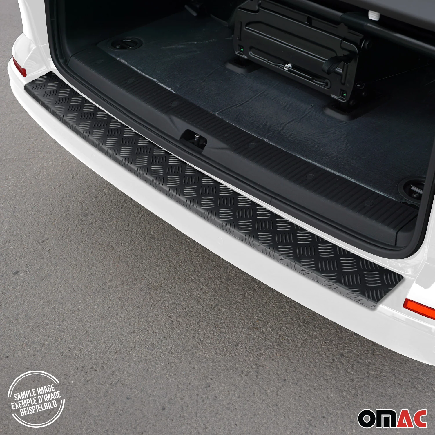 Ladekantenschutz Stoßstangenschutz für Mercedes Vito W447 2014-2026 Alu Schwarz - Image 5