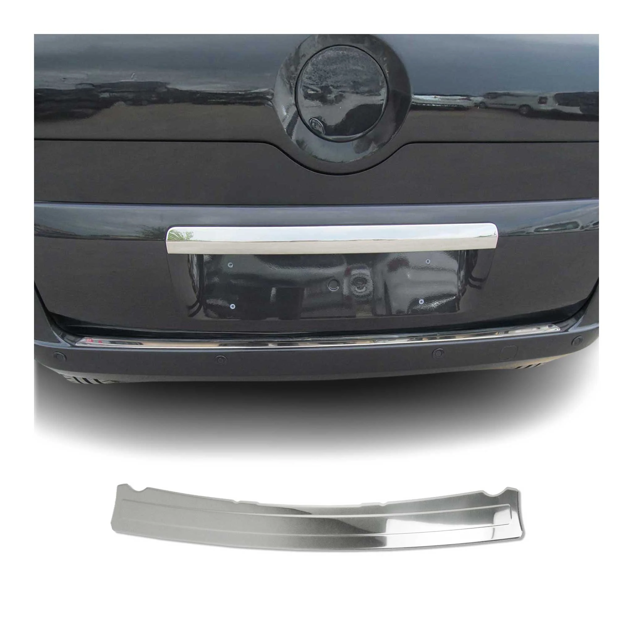 Ladekantenschutz für Citroen Nemo 2008-2023 Heckschutz Edelstahl Chrom