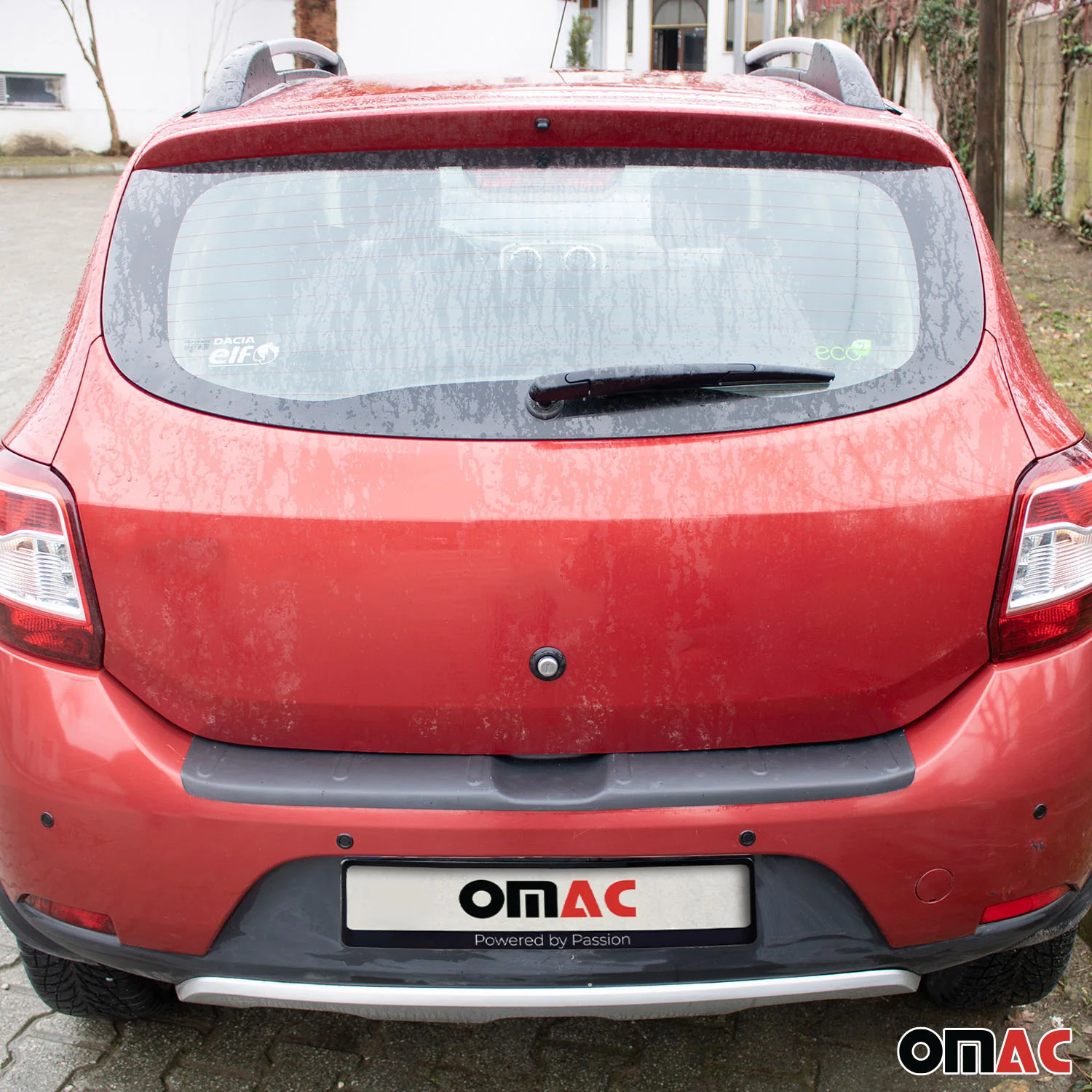 Ladekantenschutz Stoßstangenschutz für Dacia Sandero 2012-2016 ABS Schwarz 1tlg - Image 5