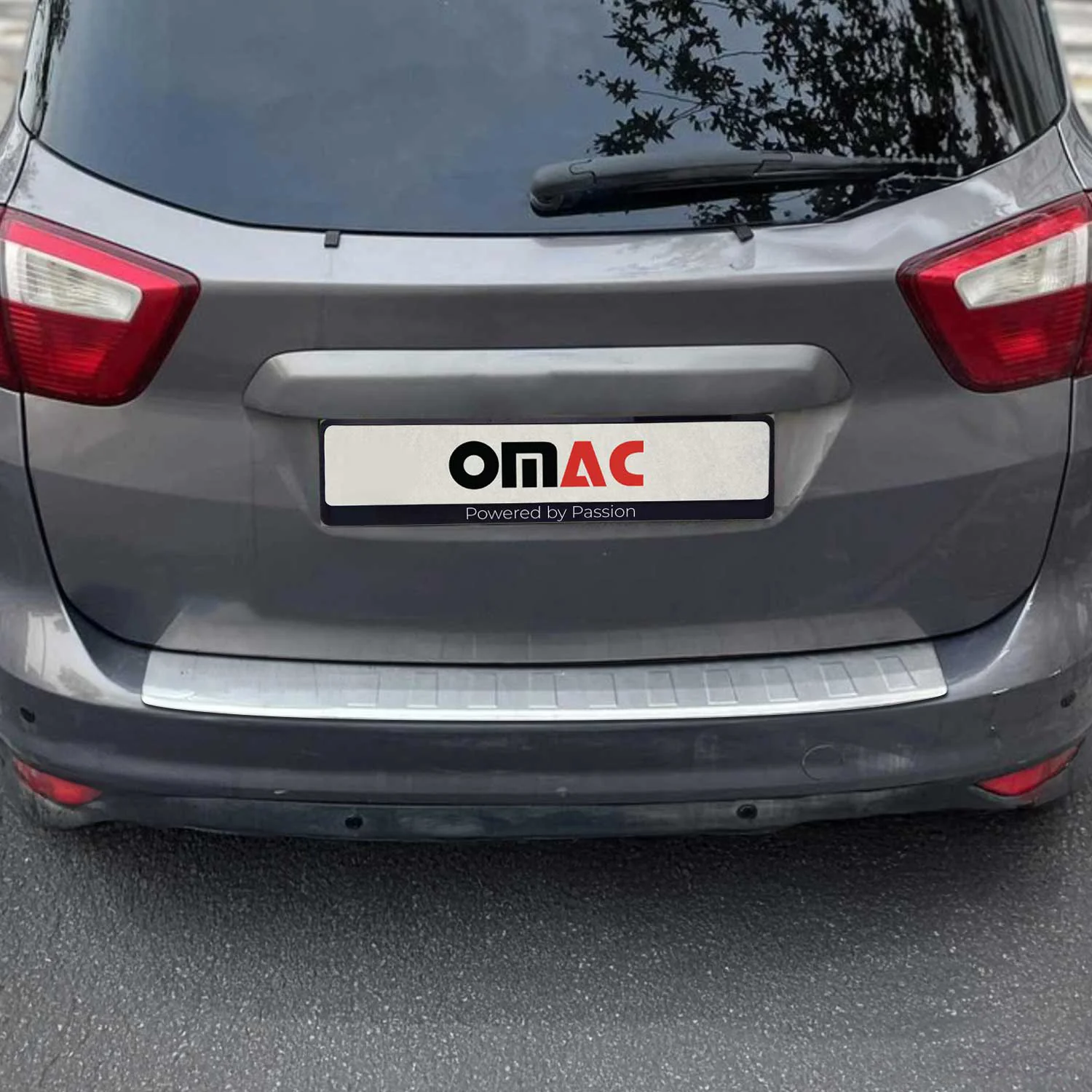 Ladekantenschutz für Ford C-MAX II 2010-2019 Heckschutz Gebürstet Edelstahl