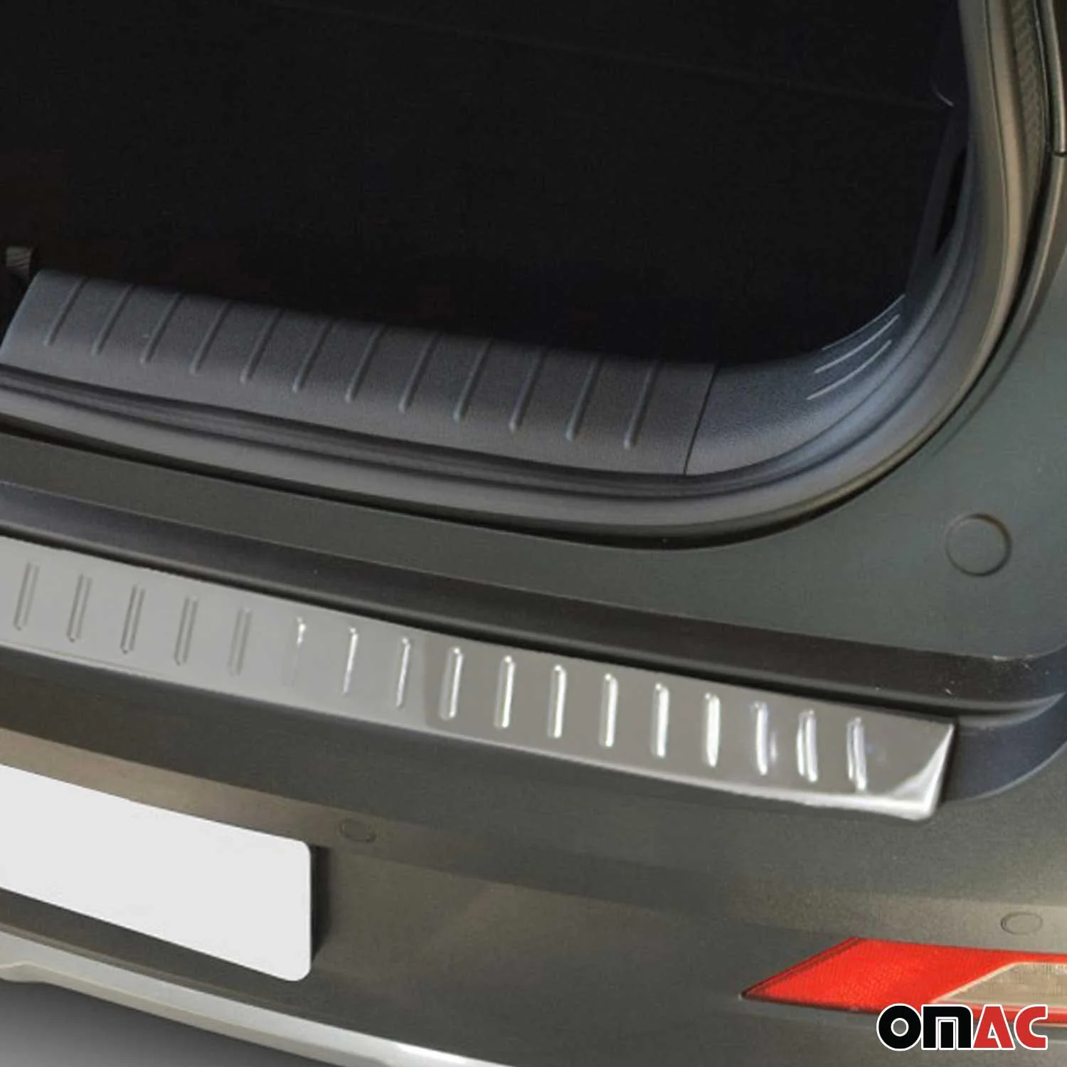 Ladekantenschutz Stoßstangenschutz für Hyundai Bayon 2021-2026 Edelstahl Chrom - Image 6