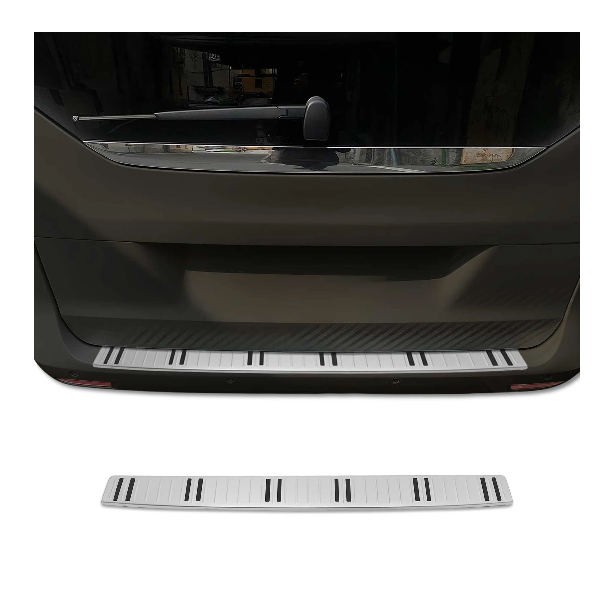 Ladekantenschutz für Mercedes Vito W447 2014-2026 Chrom Edelstahl Gebürstet