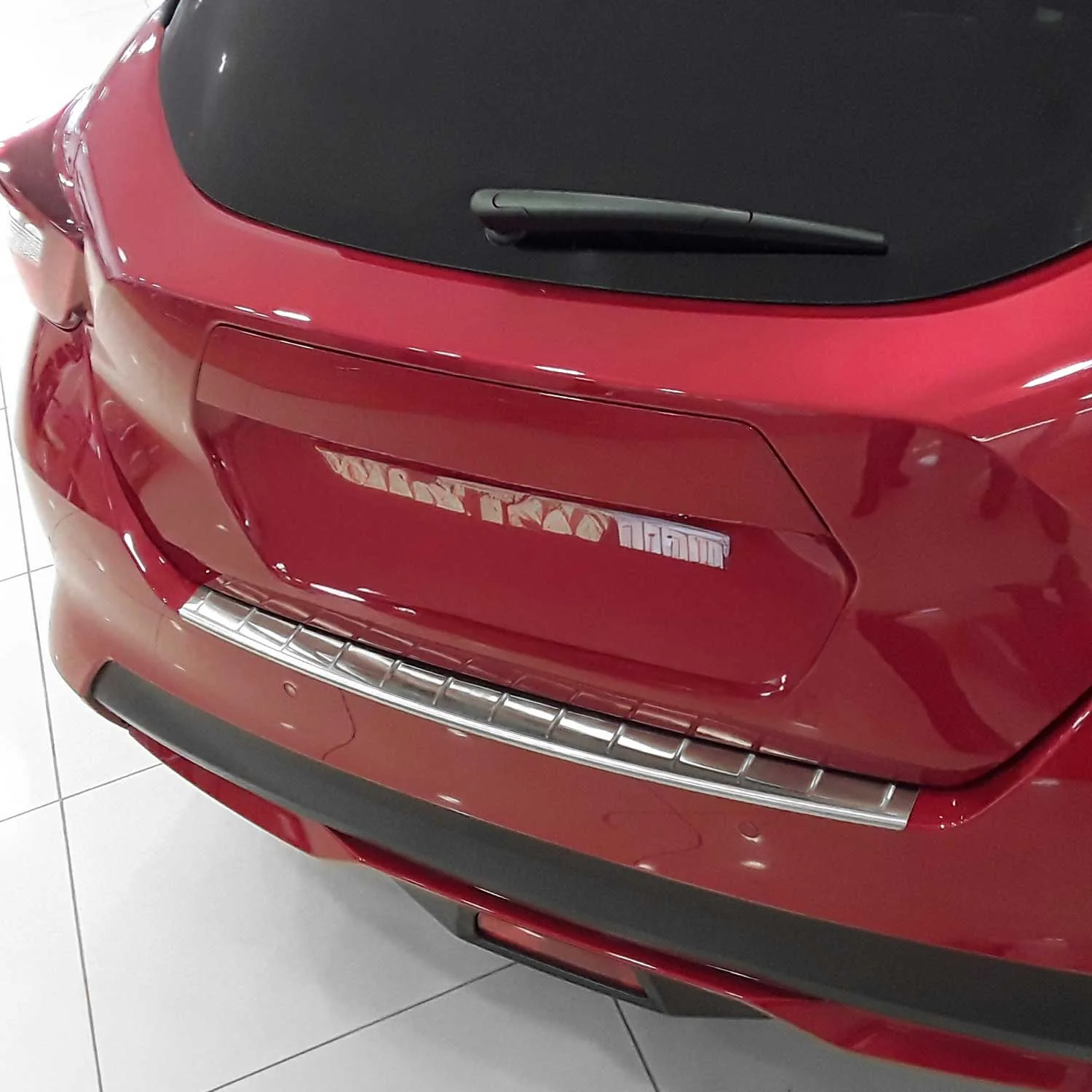 Ladekantenschutz Stoßstangenschutz für Nissan Micra 2017-2023 Edelstahl Chrom