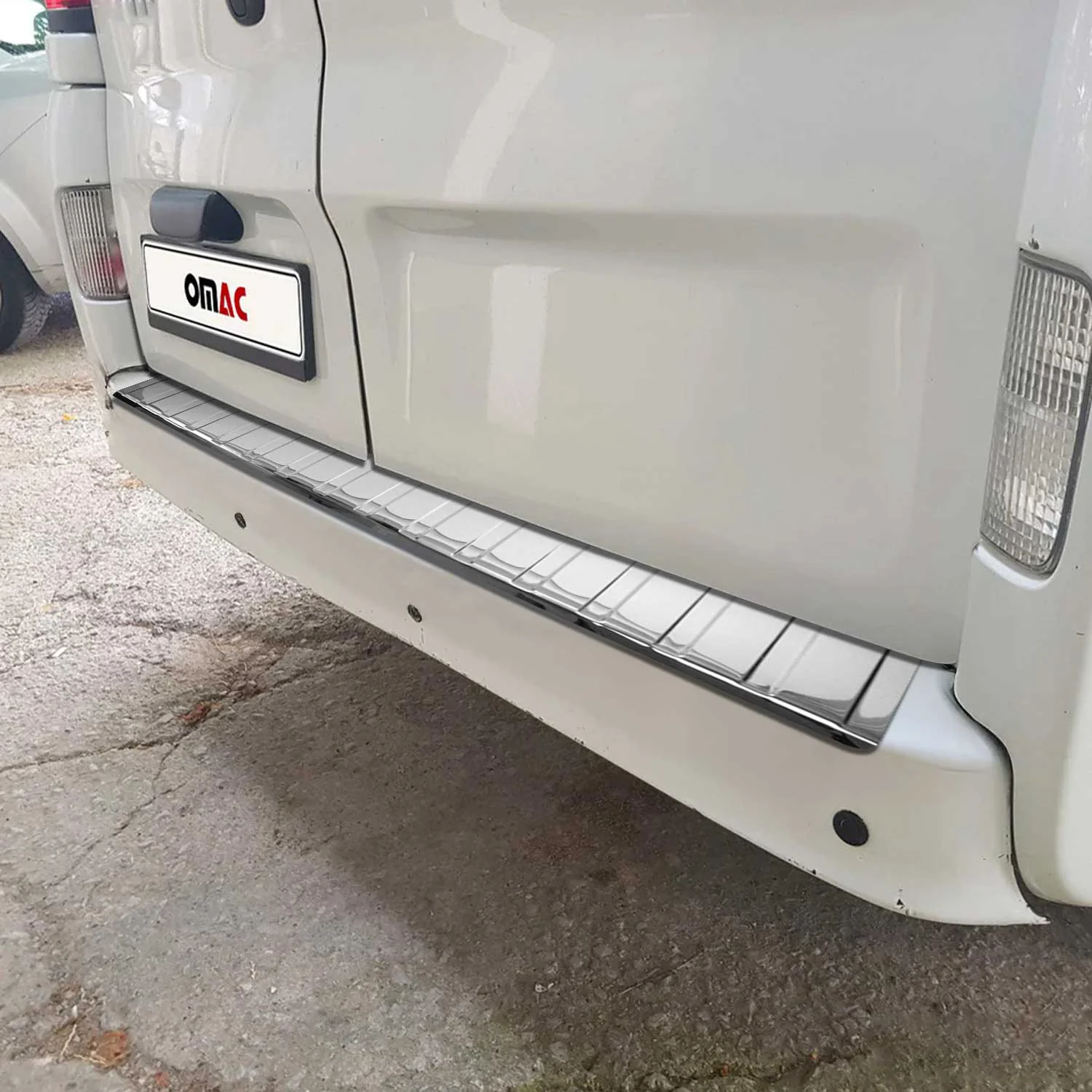 Ladekantenschutz Stoßstangenschutz für Opel Vivaro B 2014-2019 Chrom Silber