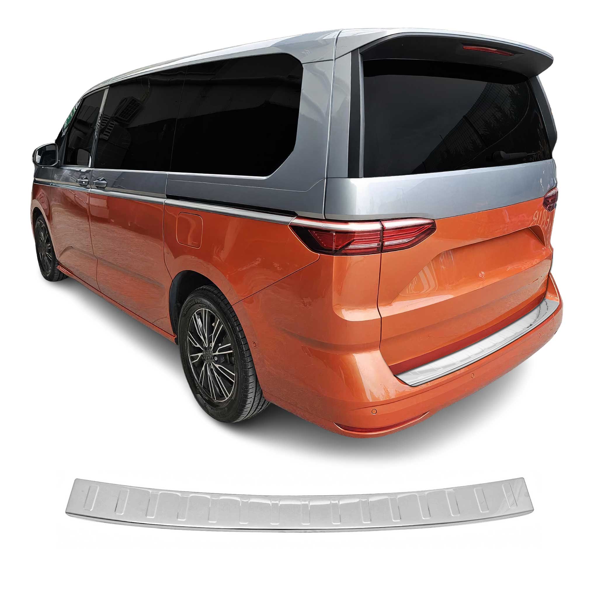 Ladekantenschutz für VW T7 Multivan 2021-2026 Chrom Edelstahl Silber