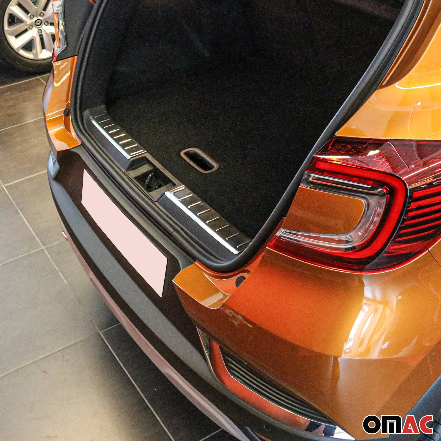 Innen Ladekantenschutz Stoßstange für Renault Captur 2019-2026 Edelstahl 2tlg - Image 3