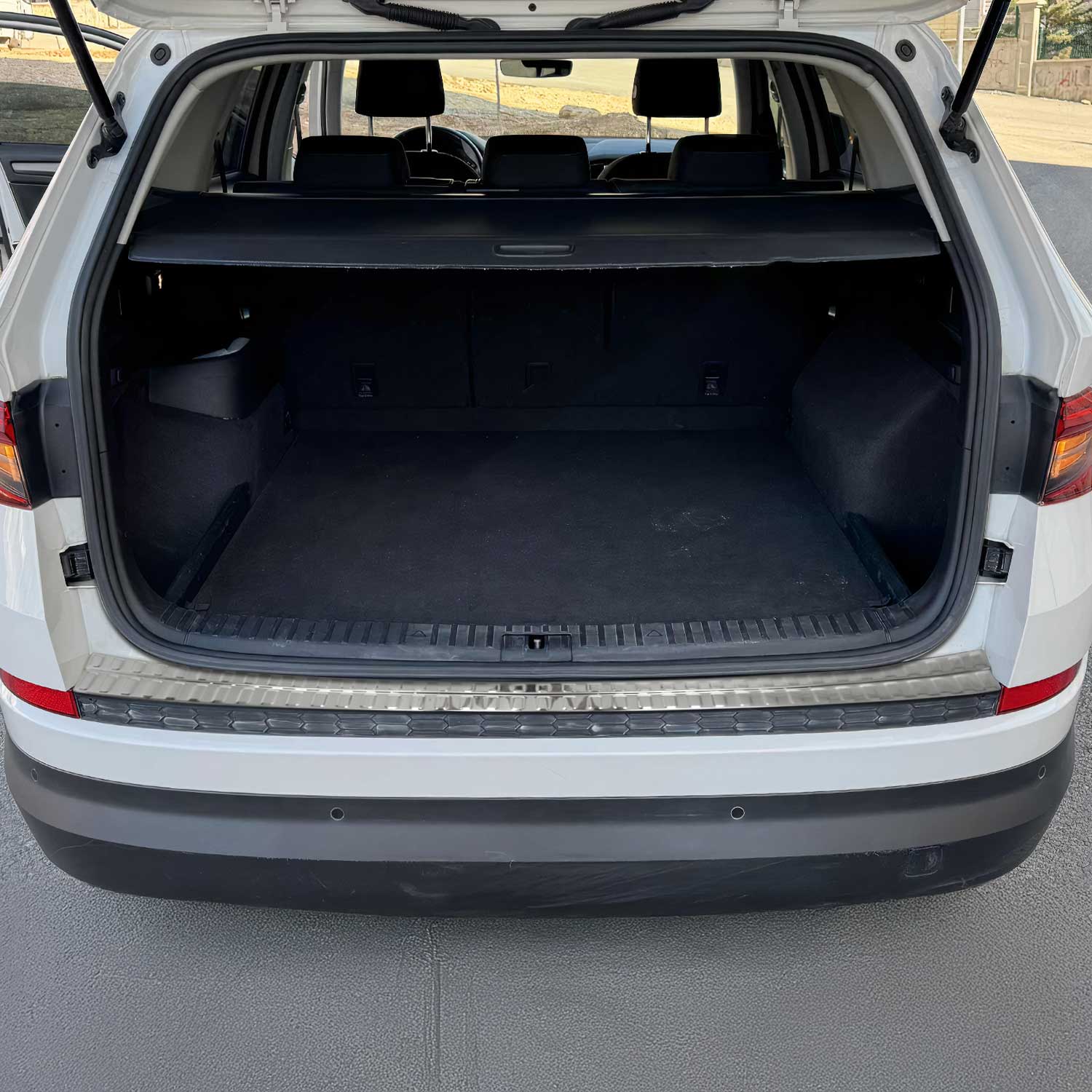 Ladekantenschutz Stoßstangenschutz für Skoda Kodiaq I 2017-2024 Edelstahl Chrom