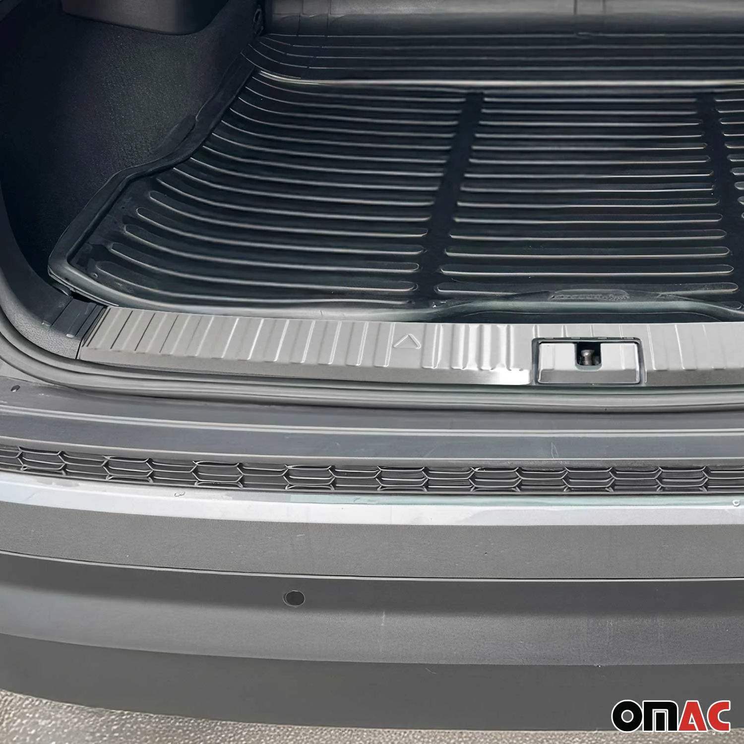 Innen Ladekantenschutz Stoßstange für Skoda Kodiaq 2016-2024 Gebürstet Chrom - Image 3